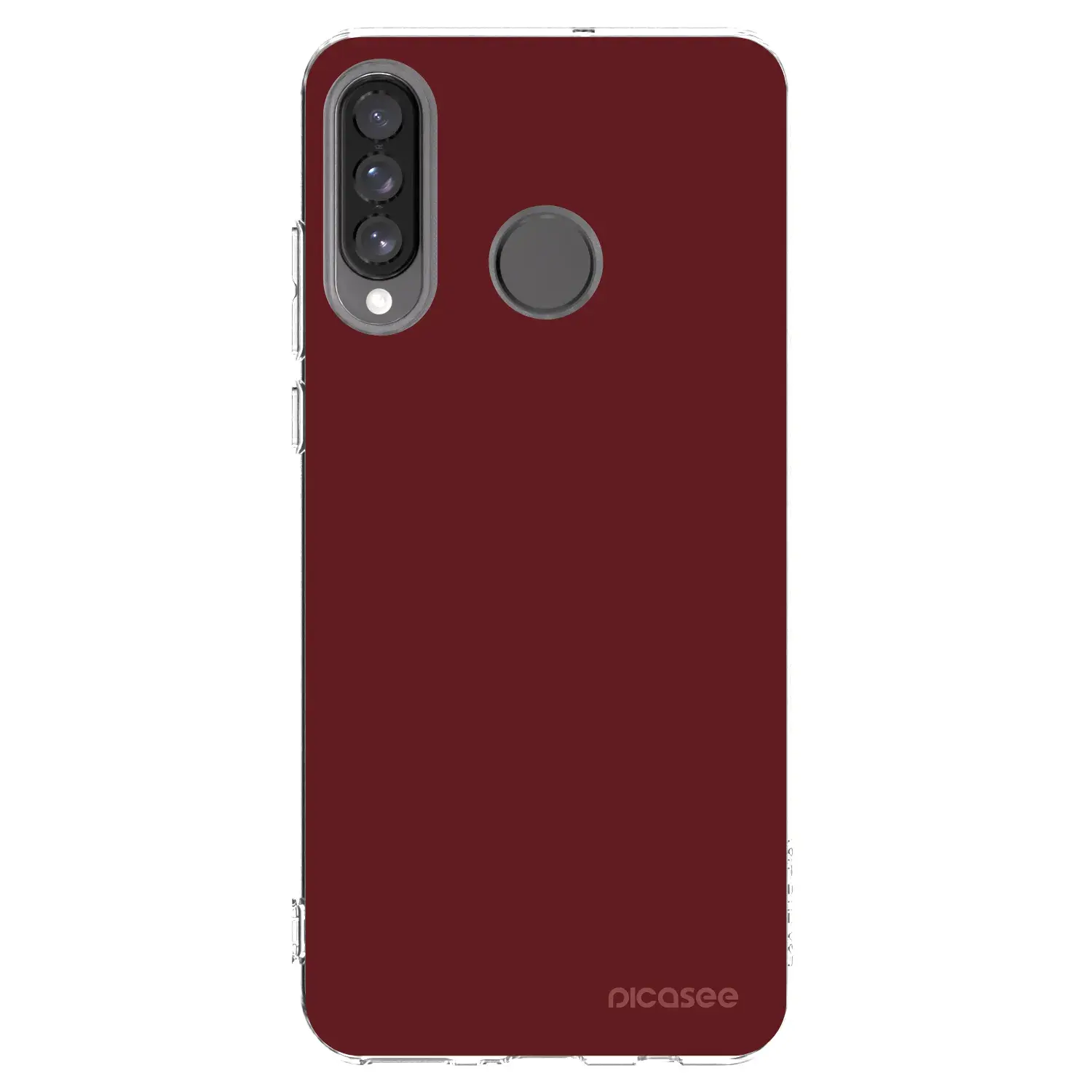 Silikonový průhledný obal pro Huawei P30 Lite - Red Bliss
