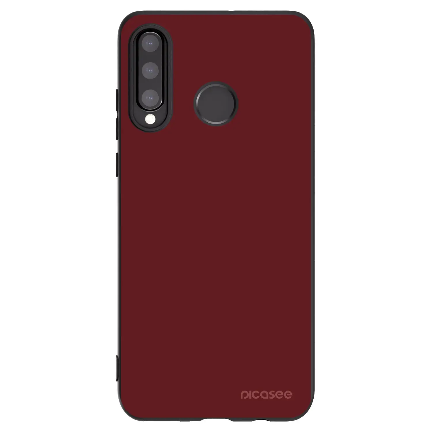 Silikonový černý obal pro Huawei P30 Lite - Red Bliss