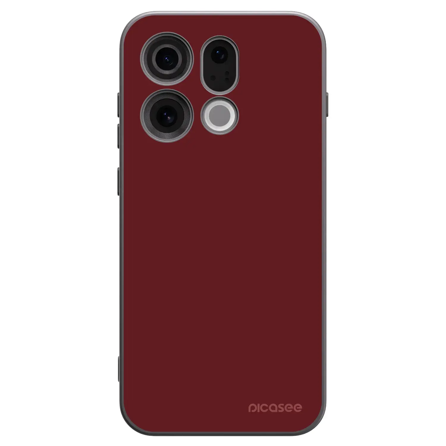 Silikonový černý obal pro OPPO Find X9 - Red Bliss
