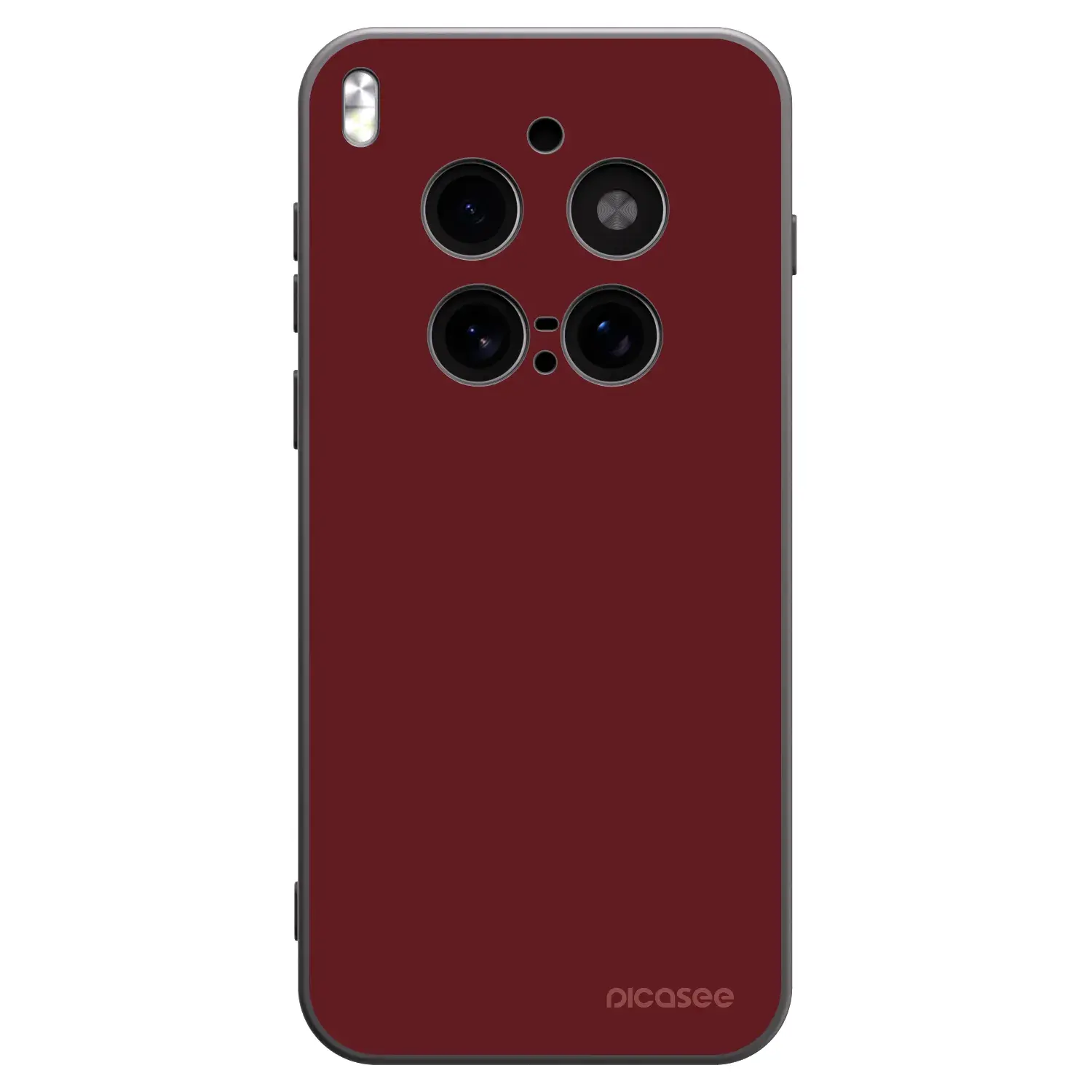 Silikonový černý obal pro Vivo X300 Pro - Red Bliss
