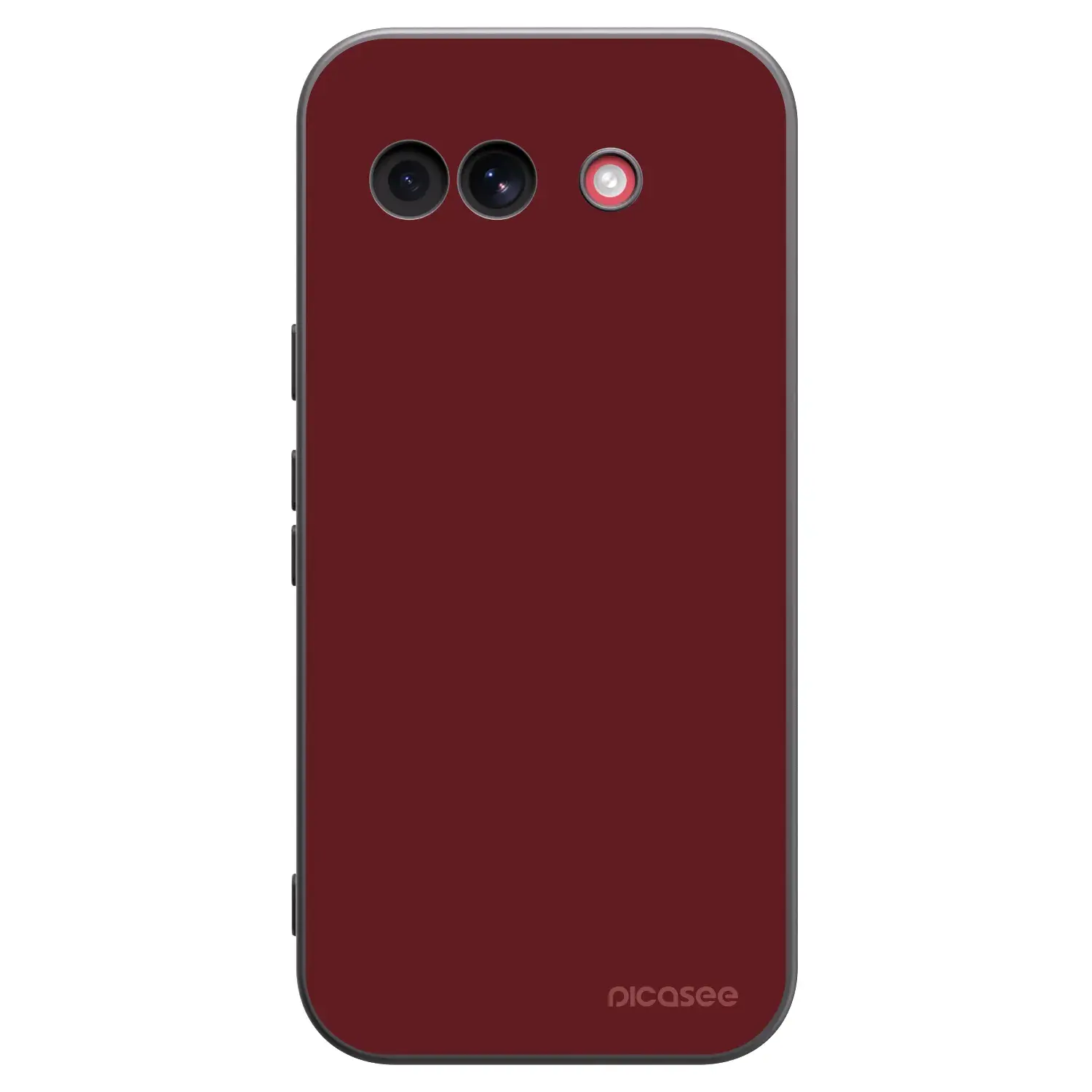 Silikonový černý obal pro Google Pixel 10a - Red Bliss