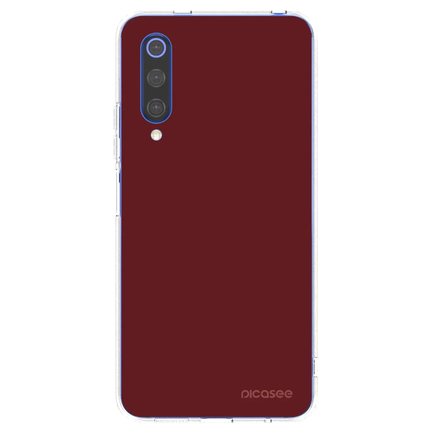Silikonový průhledný obal pro Xiaomi Mi 9 SE - Red Bliss