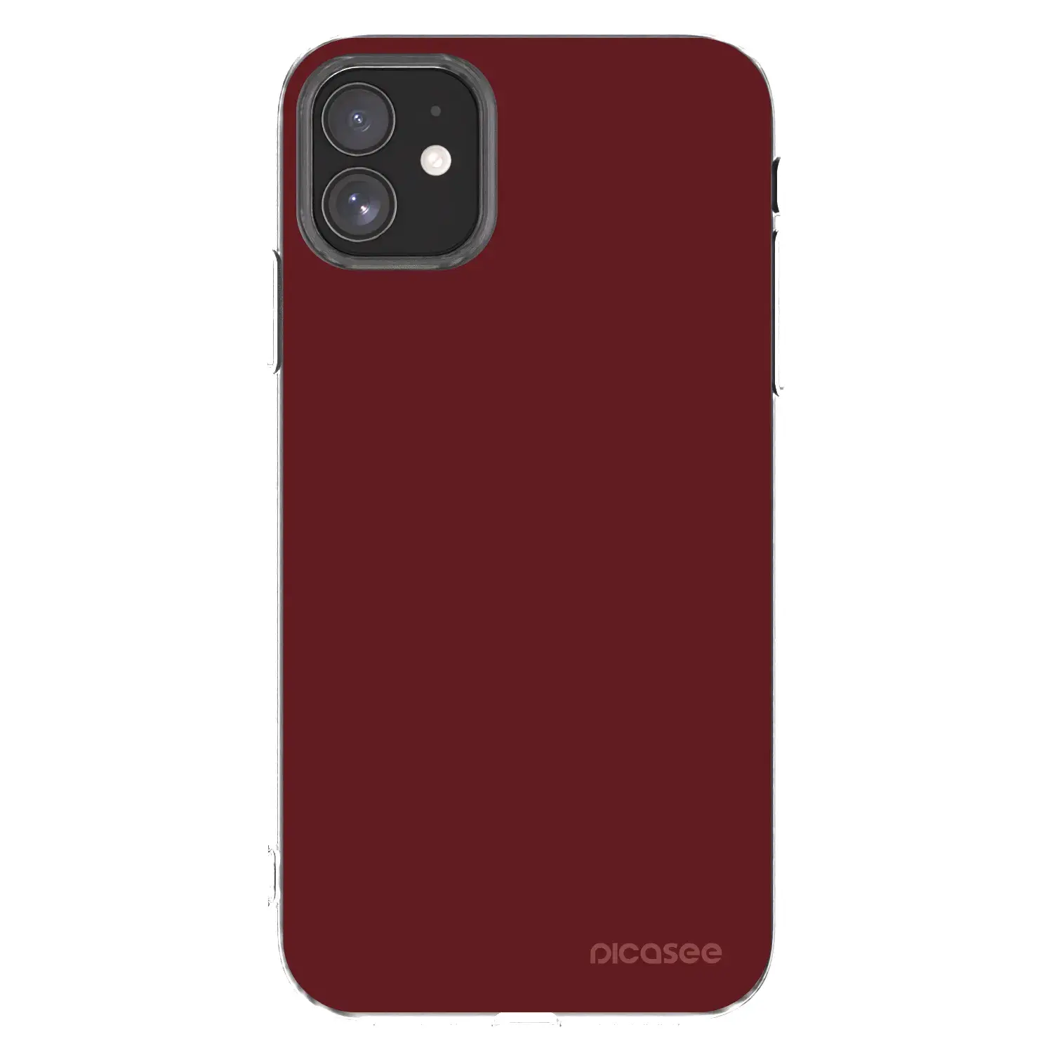 Silikonový průhledný obal pro Apple iPhone 11 - Red Bliss