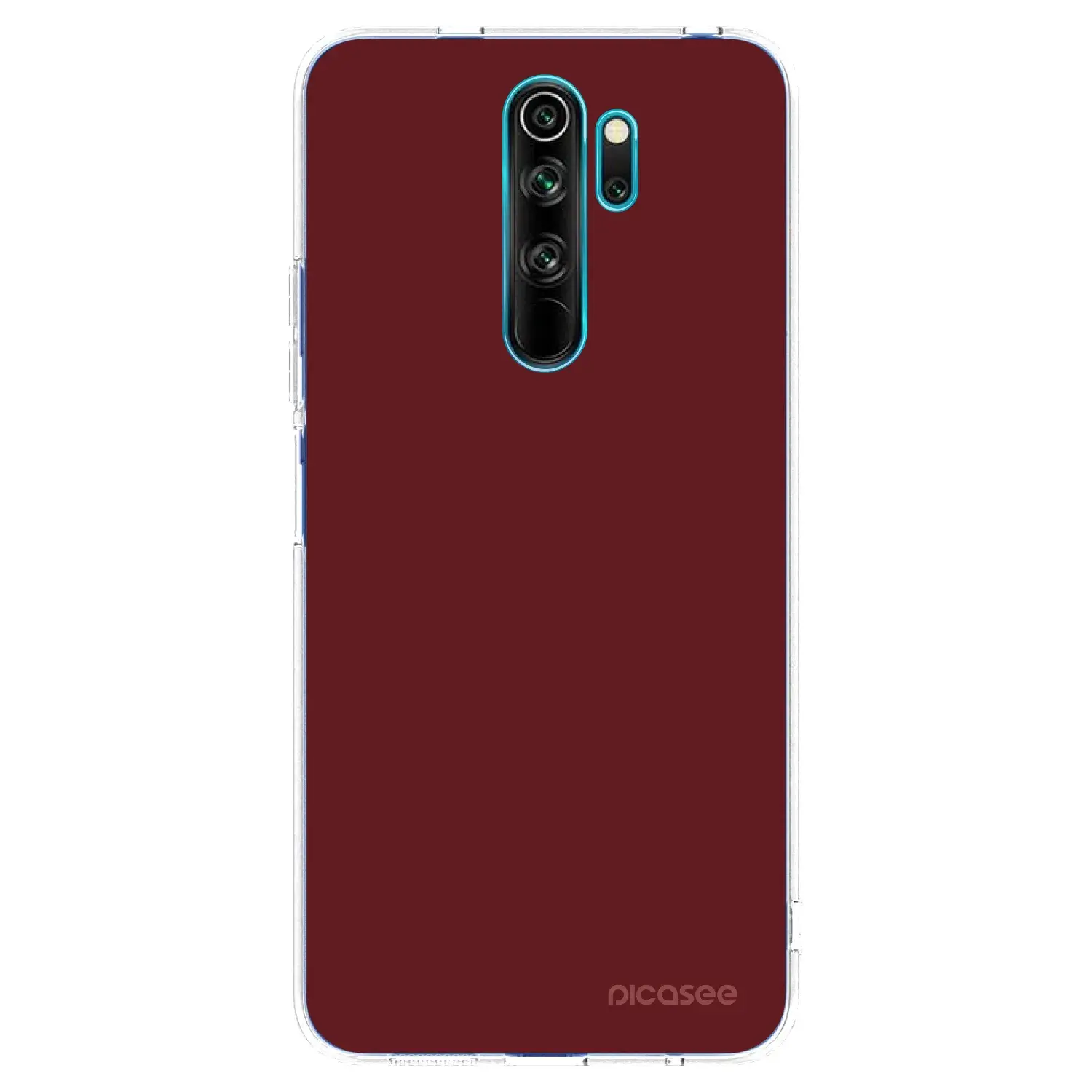 Silikonový průhledný obal pro Xiaomi Redmi Note 8 Pro - Red Bliss