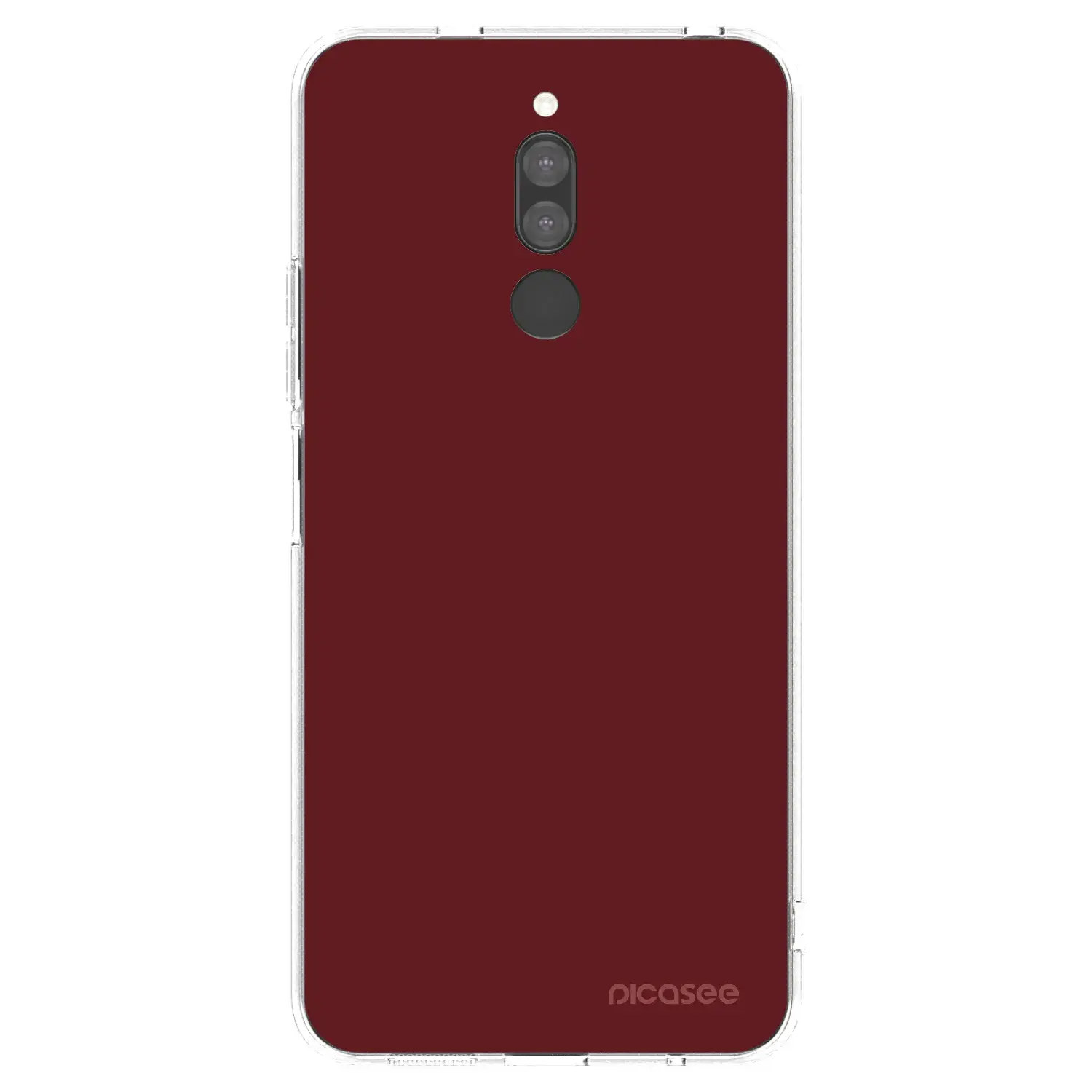 Silikonový průhledný obal pro Xiaomi Redmi 8 - Red Bliss