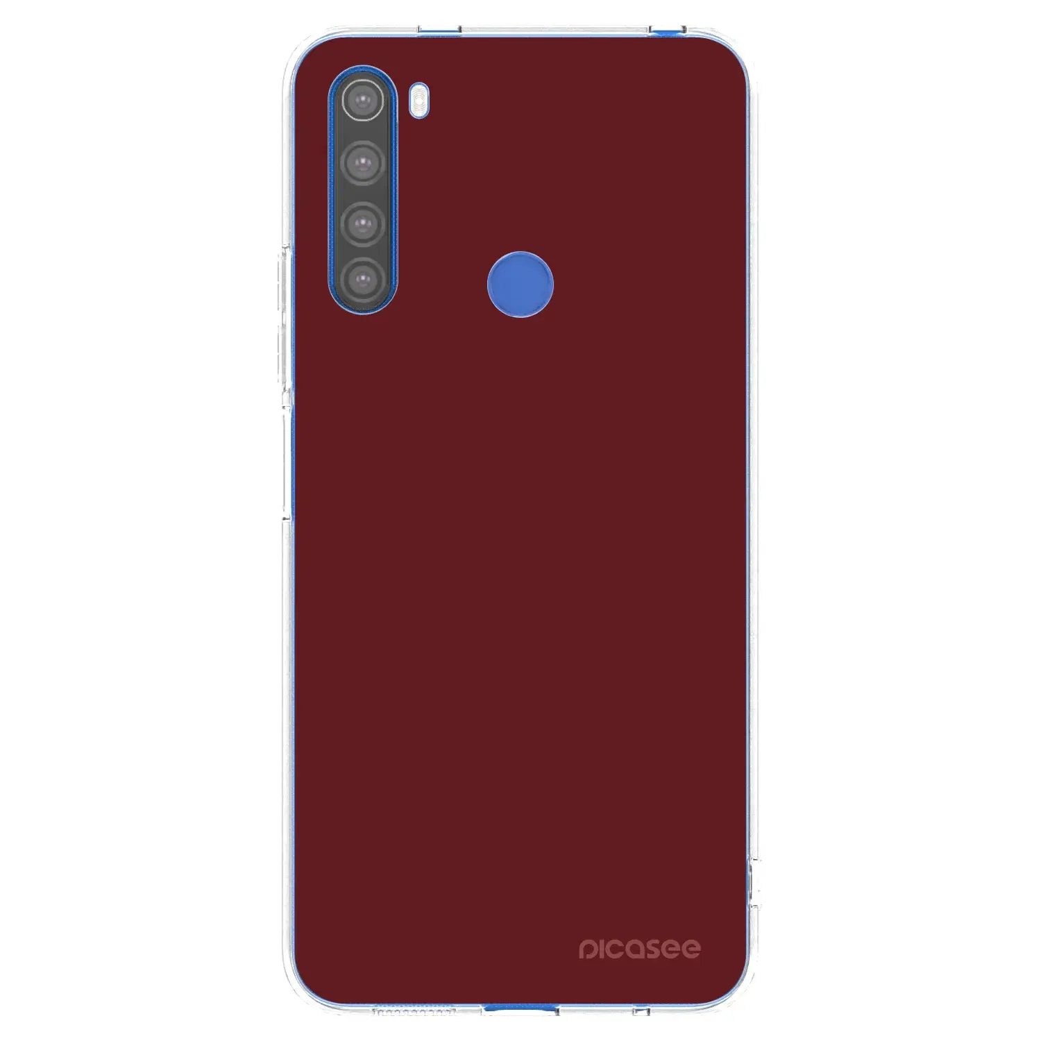 Silikonový průhledný obal pro Xiaomi Redmi Note 8T - Red Bliss