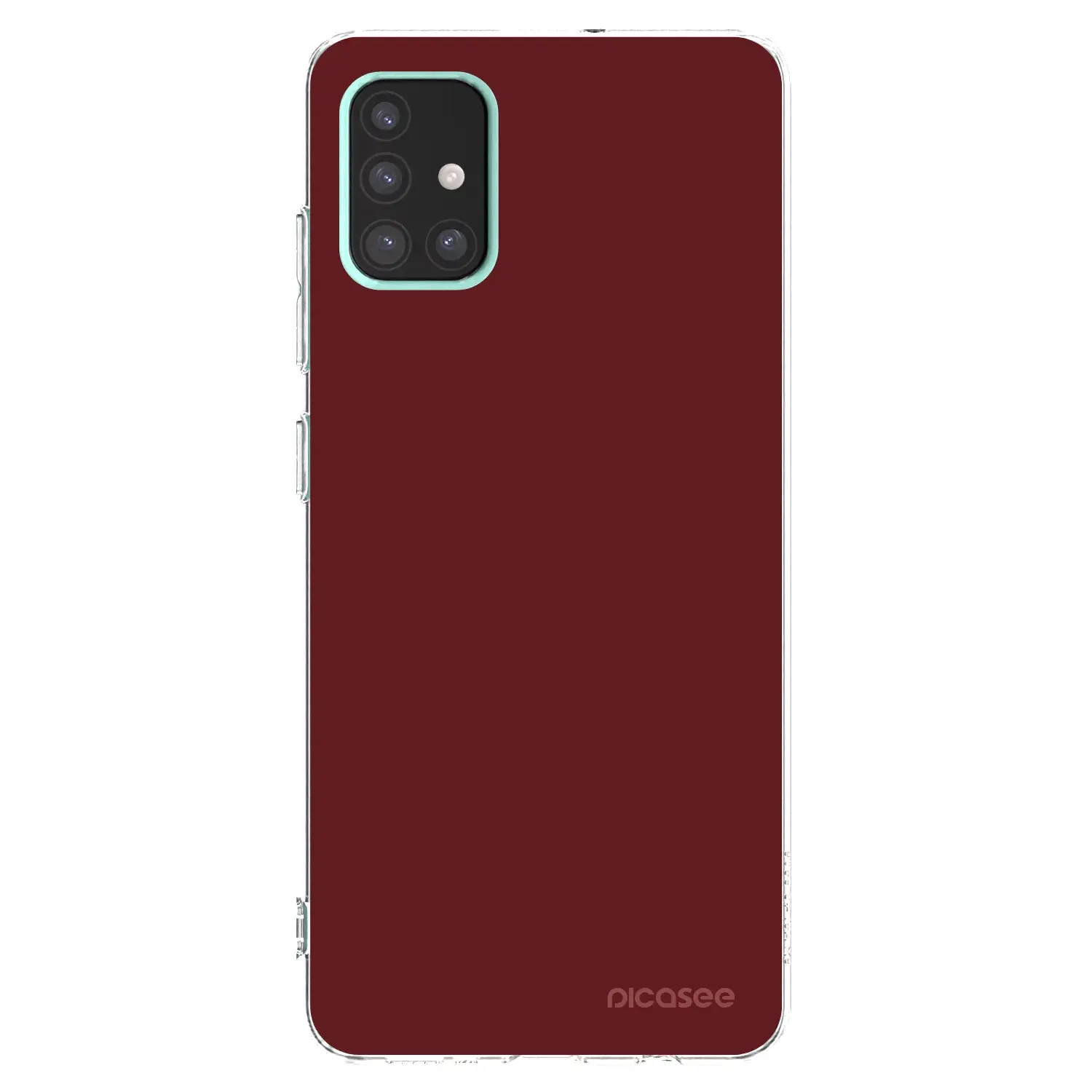 Silikonový průhledný obal pro Samsung Galaxy A51 A515F - Red Bliss