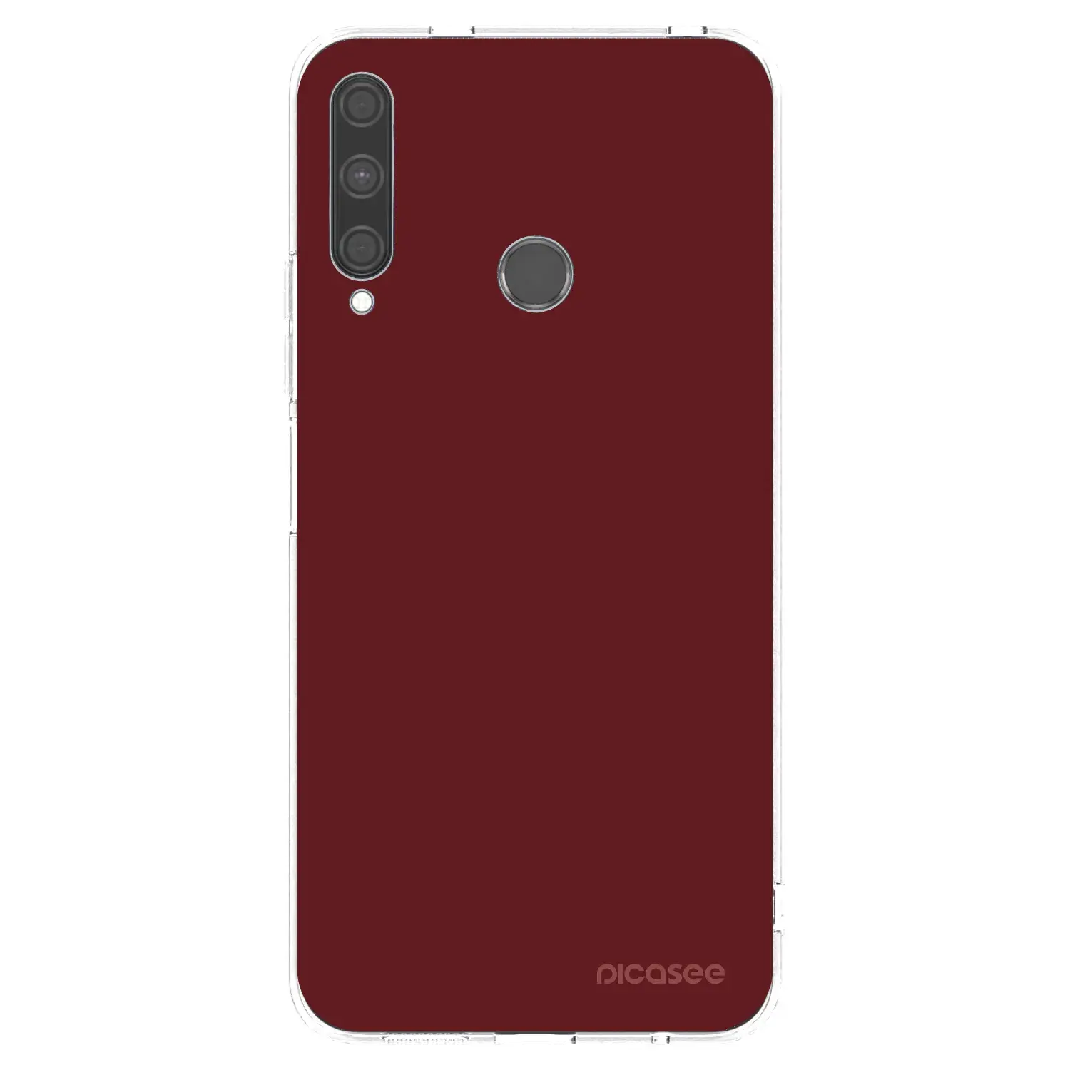 Silikonový průhledný obal pro Huawei P40 Lite E - Red Bliss