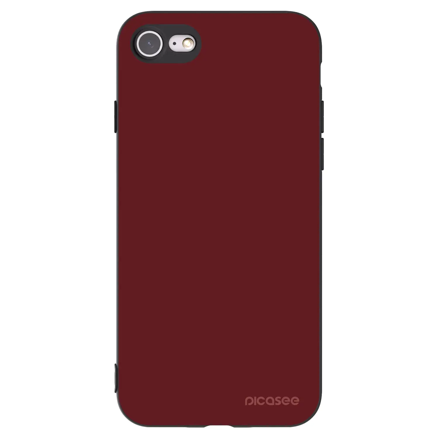 Silikonový černý obal pro Apple iPhone SE 2020 - Red Bliss