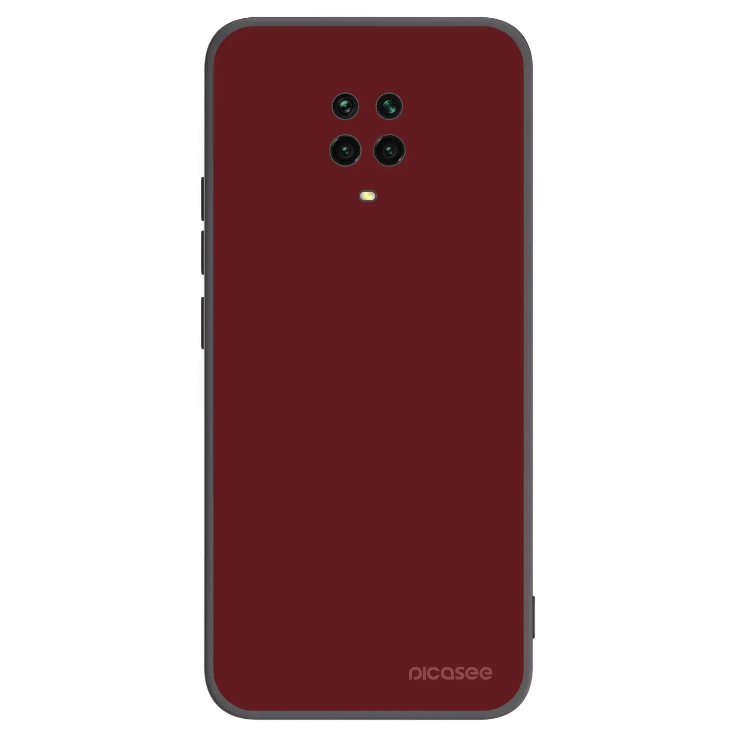 Silikonový černý obal pro Xiaomi Redmi Note 9 Pro - Red Bliss