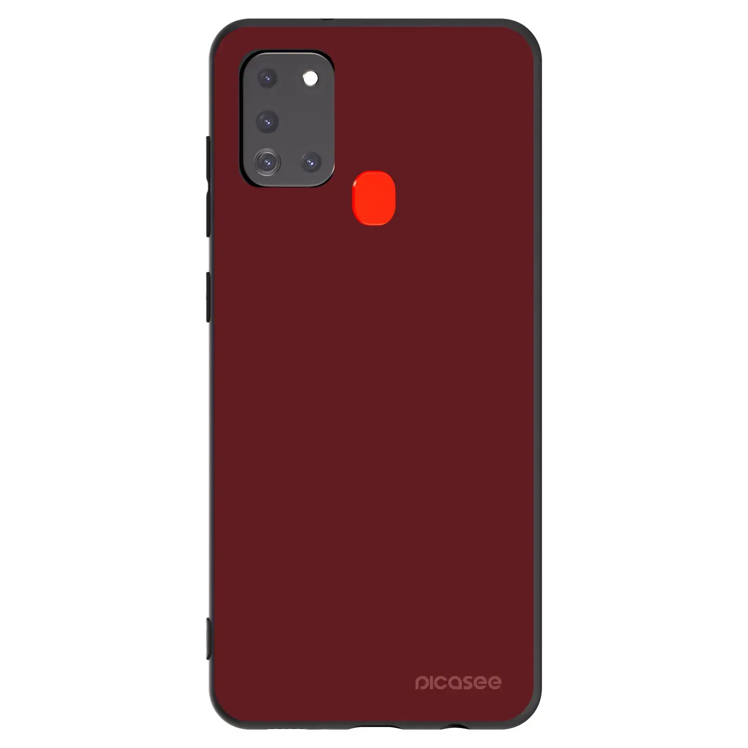 Silikonový černý obal pro Samsung Galaxy A21s - Red Bliss