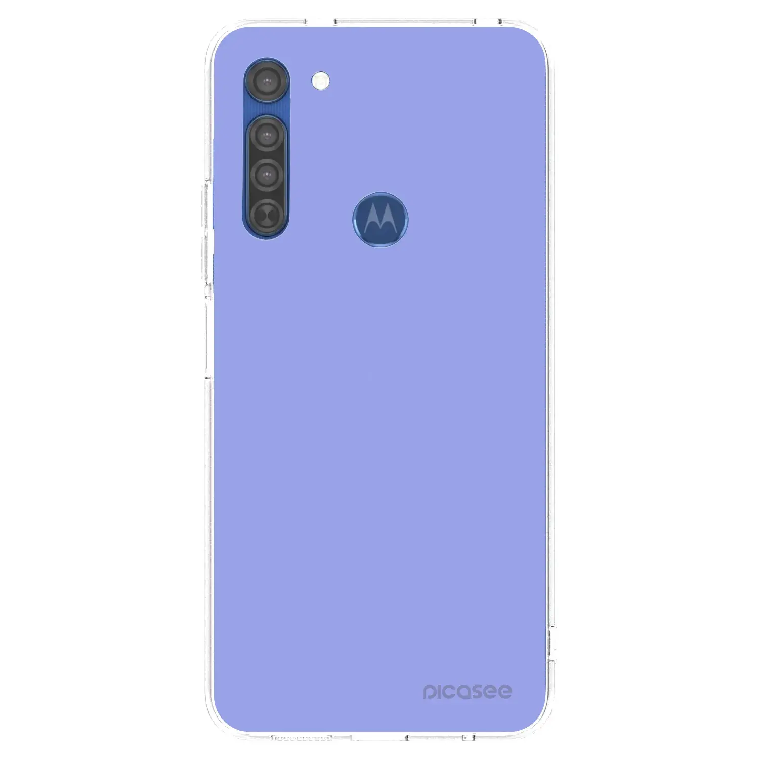Silikonový průhledný obal pro Motorola Moto G8 - Sky Whisper