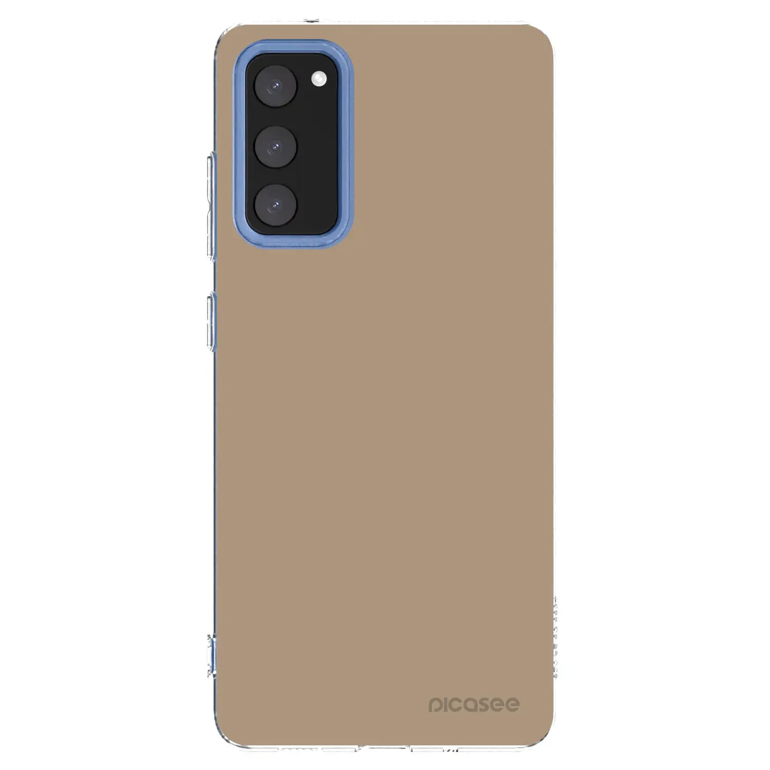 Silikonový průhledný obal pro Samsung Galaxy S20 FE - Soft Sand