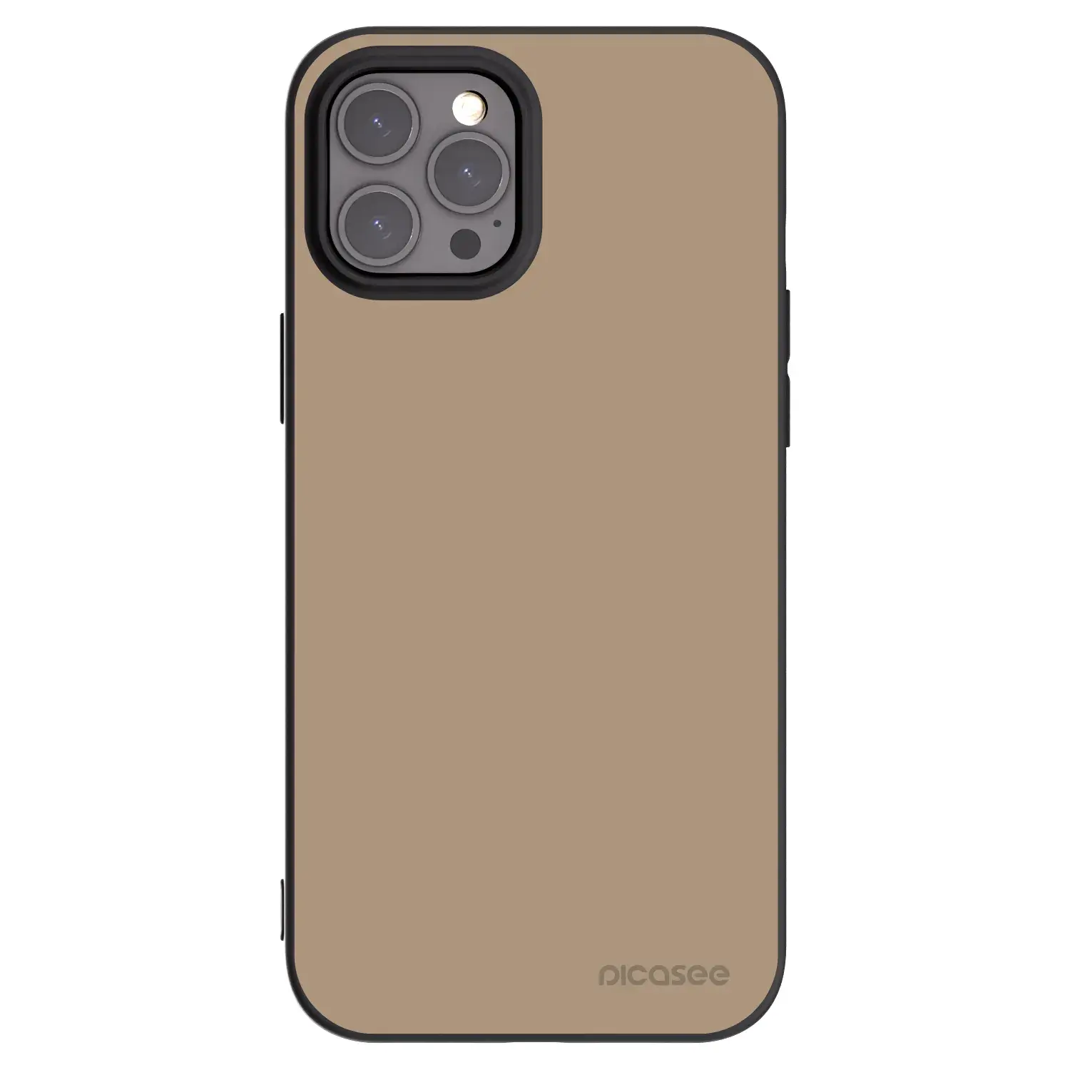 Silikonový černý obal pro Apple iPhone 12 Pro Max - Soft Sand