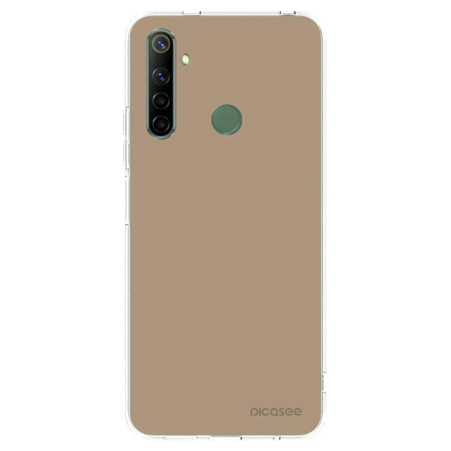 Silikonový průhledný obal pro Realme 6i - Soft Sand