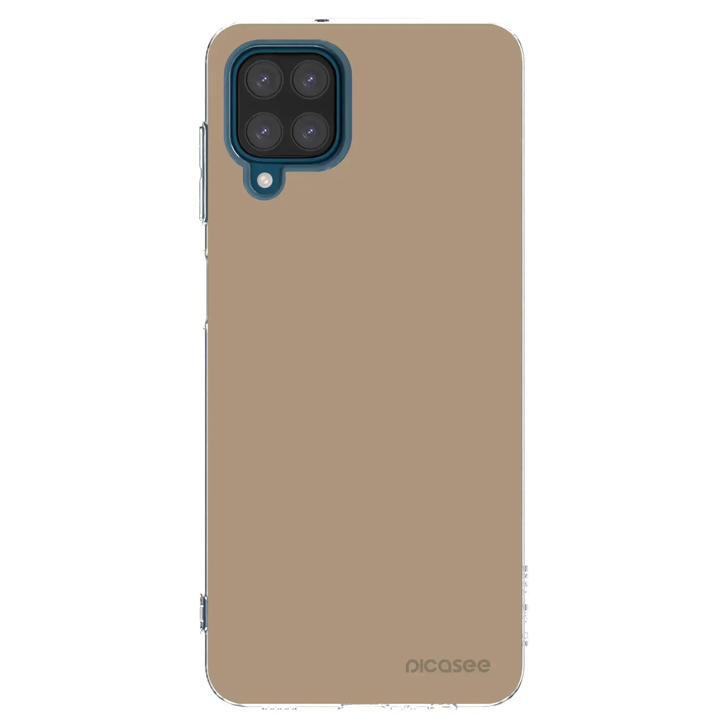 Silikonový průhledný obal pro Samsung Galaxy A12 A125F - Soft Sand
