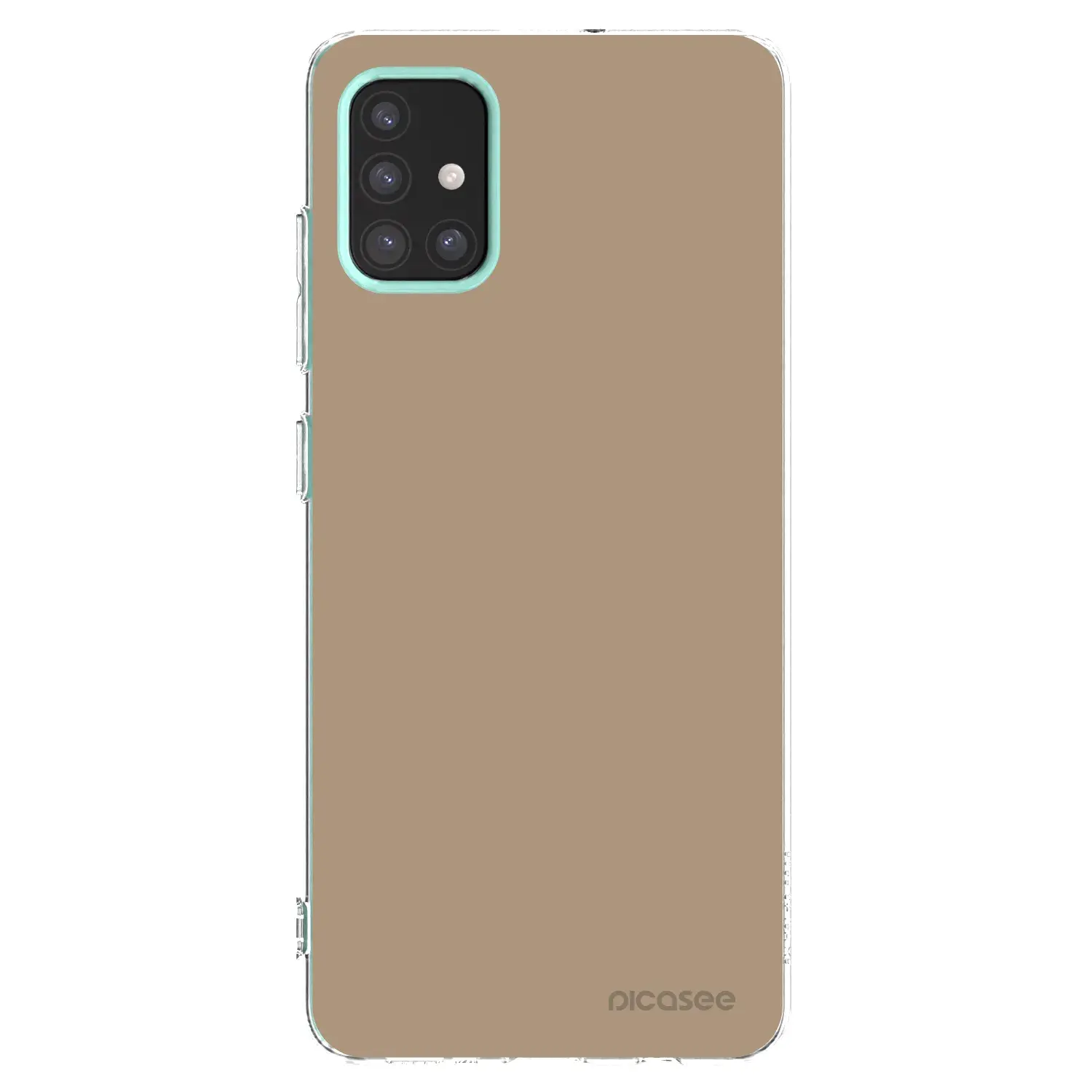 Silikonový průhledný obal pro Samsung Galaxy M31s - Soft Sand