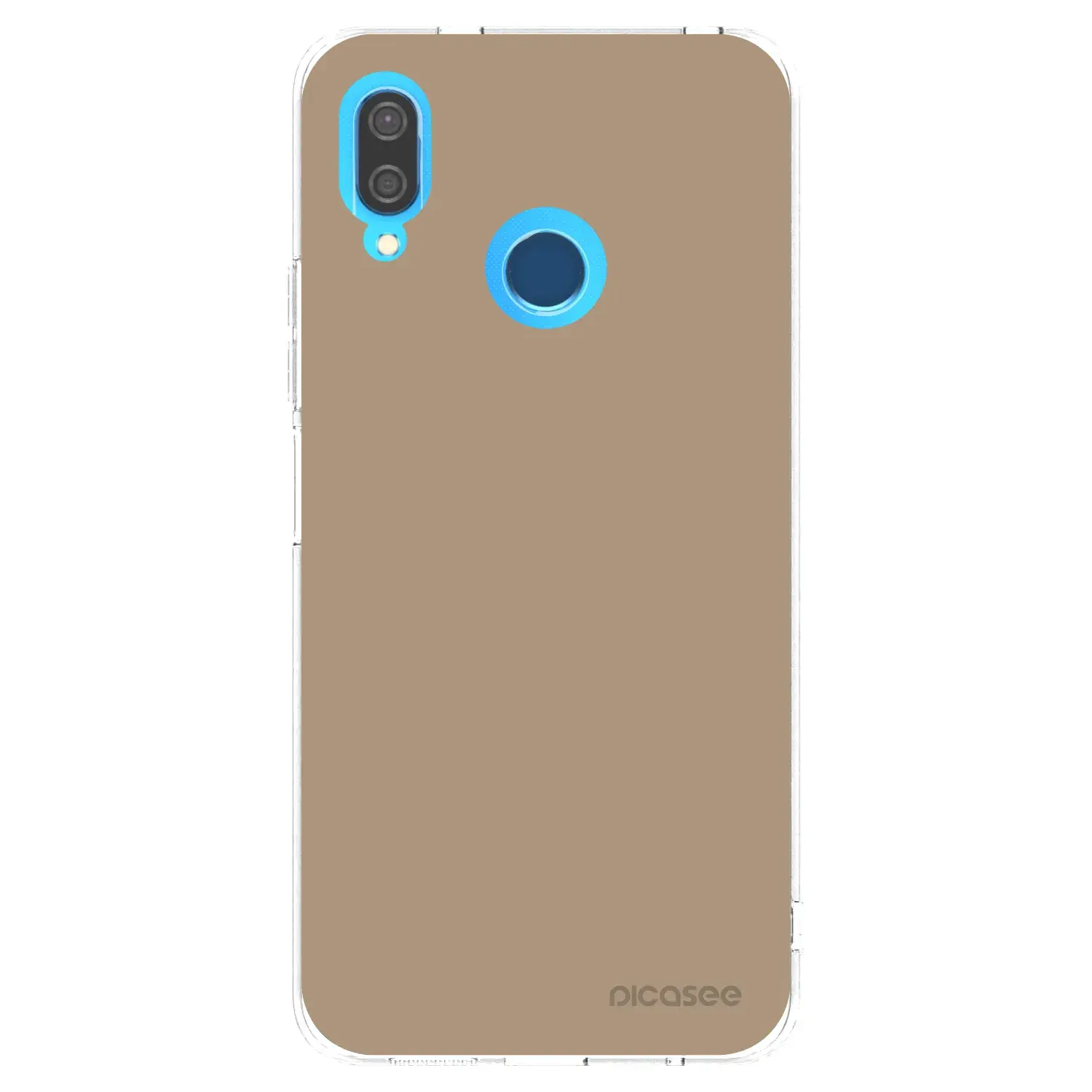 Silikonový průhledný obal pro Huawei P20 Lite - Soft Sand