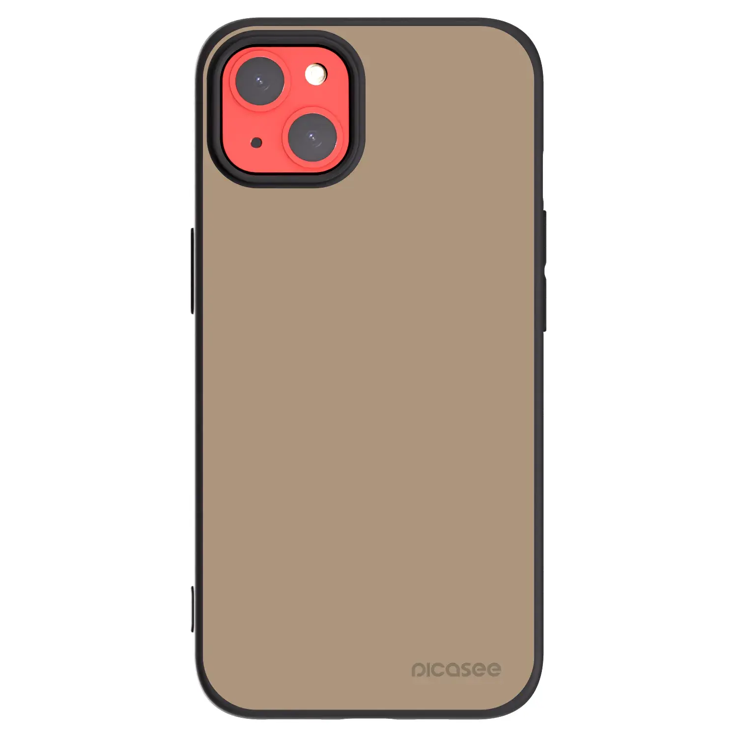 Silikonový černý obal pro Apple iPhone 13 - Soft Sand