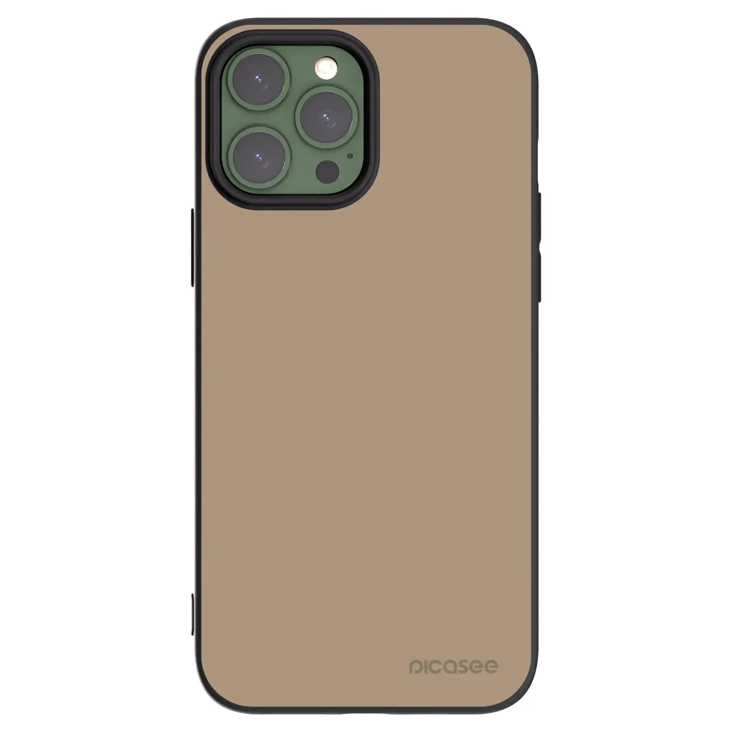 Silikonový černý obal pro Apple iPhone 13 Pro Max - Soft Sand