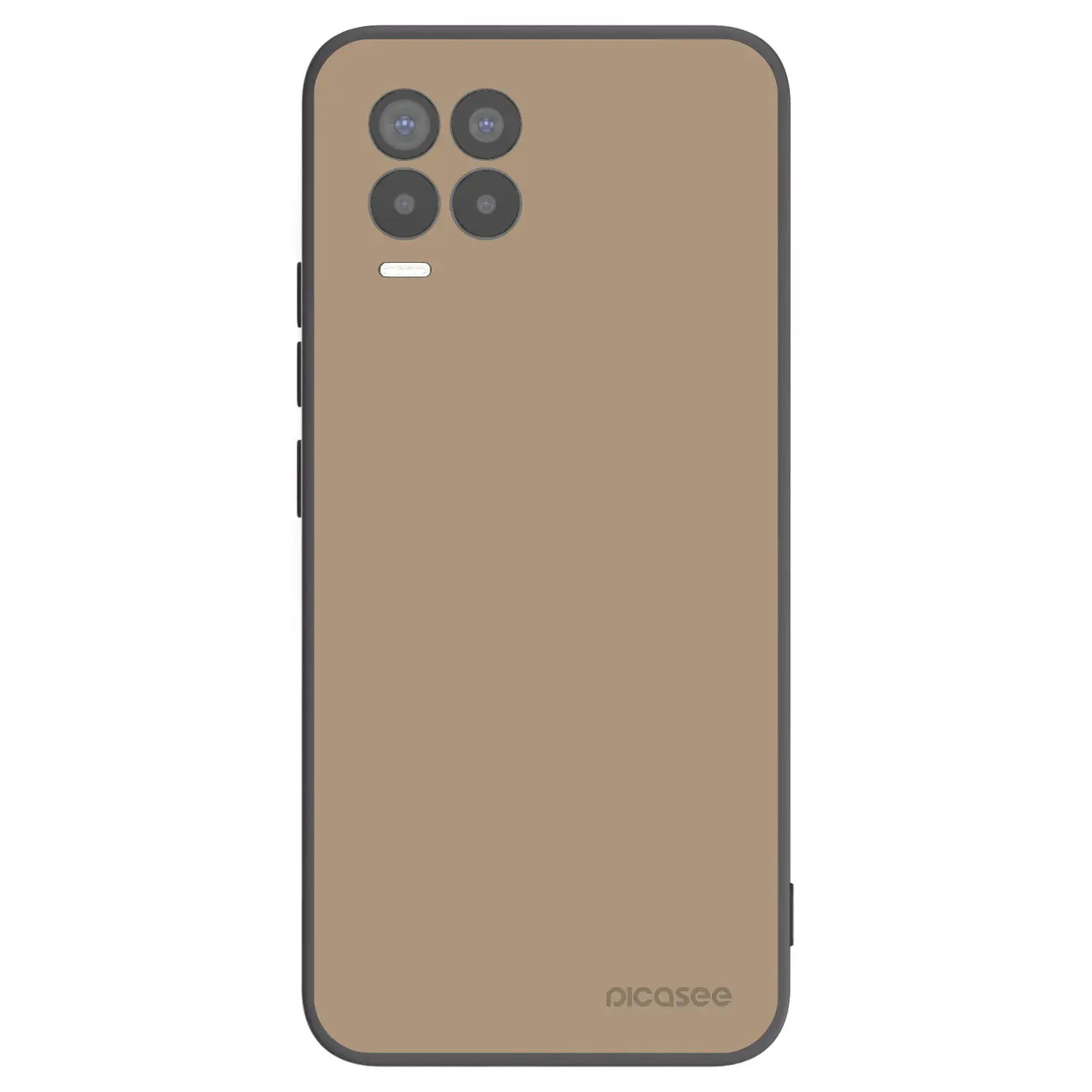 Silikonový černý obal pro Realme 8 Pro - Soft Sand