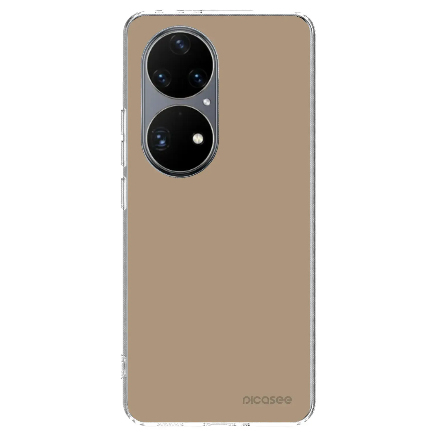 Silikonový průhledný obal pro Huawei P50 - Soft Sand
