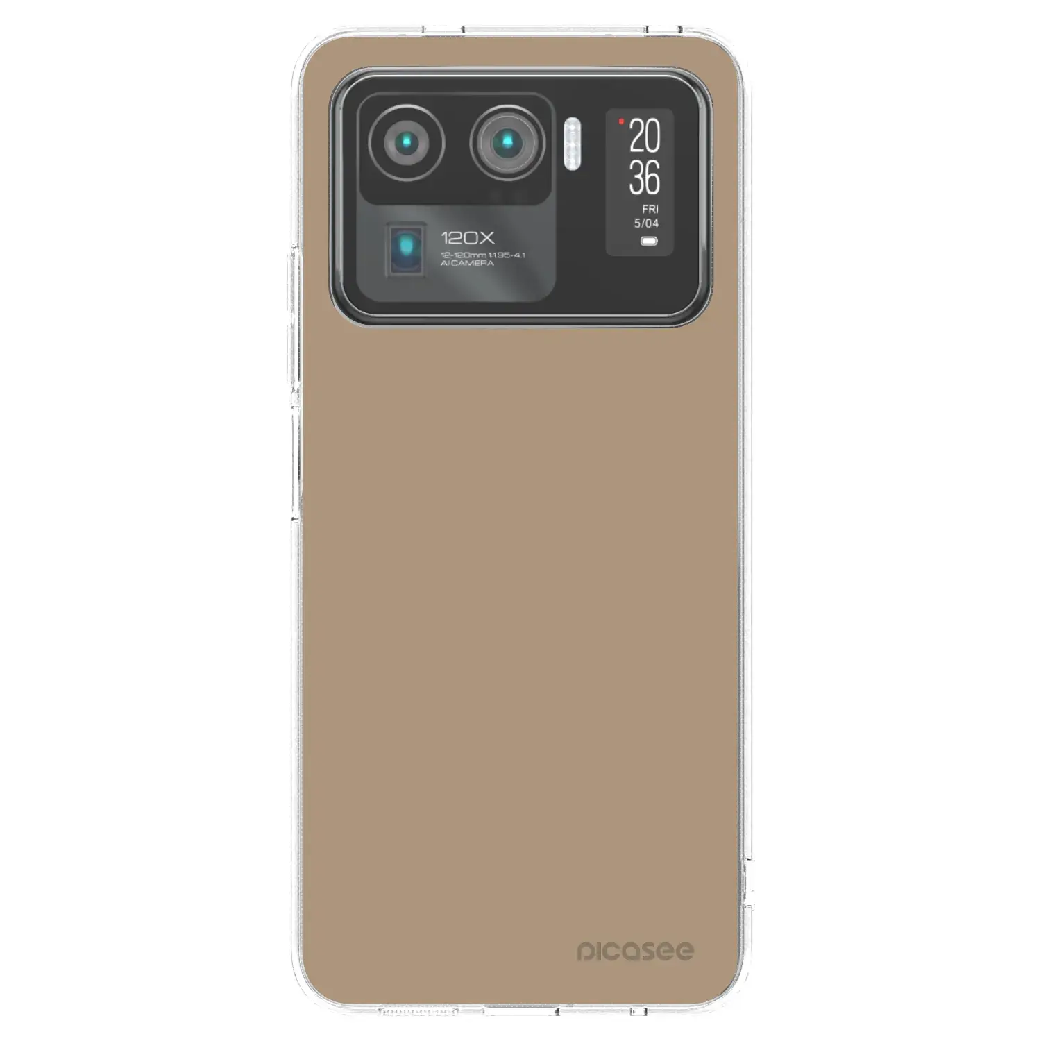 Silikonový průhledný obal pro Xiaomi Mi 11 Ultra - Soft Sand