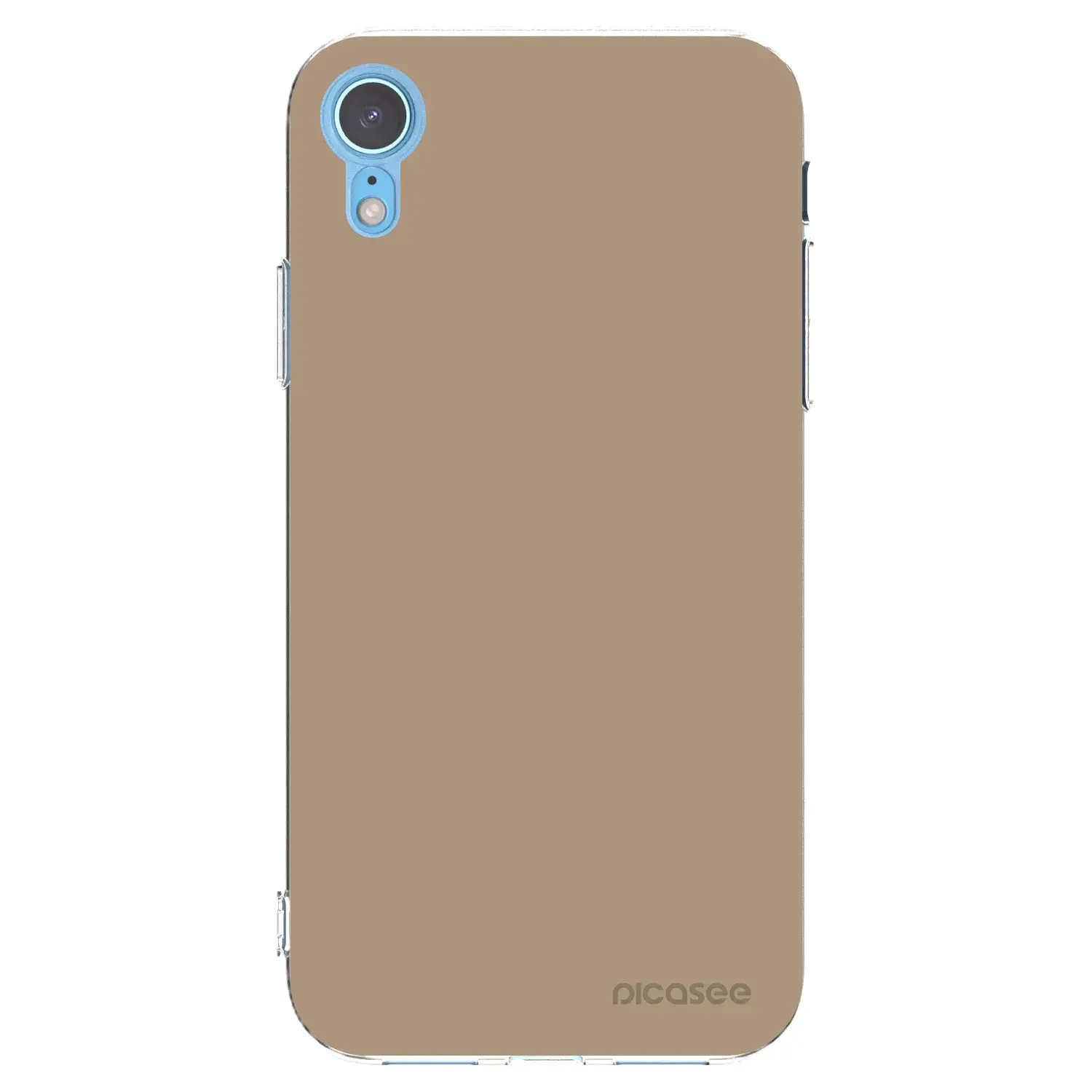 Silikonový průhledný obal pro Apple iPhone XR - Soft Sand