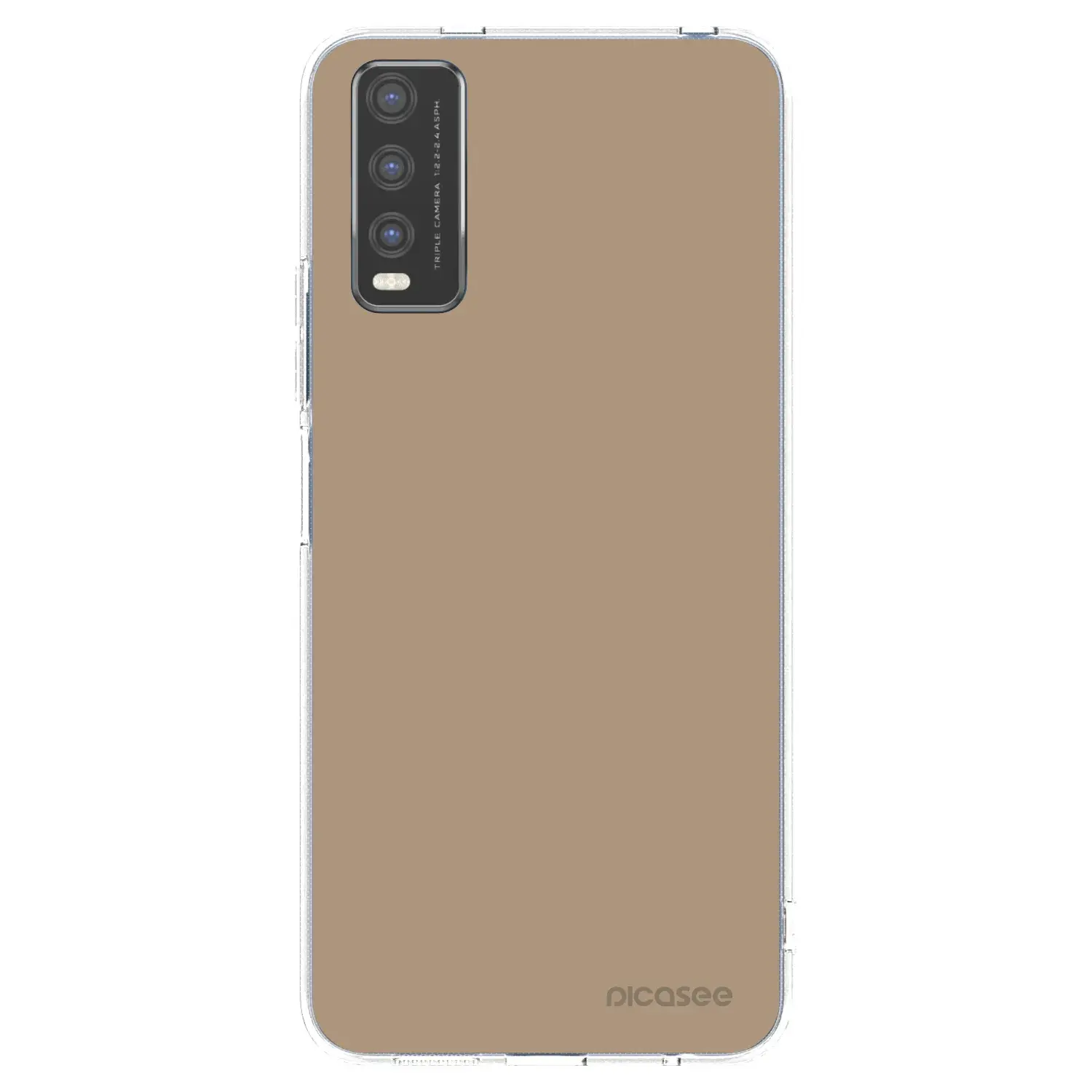Silikonový průhledný obal pro Vivo Y20s - Soft Sand