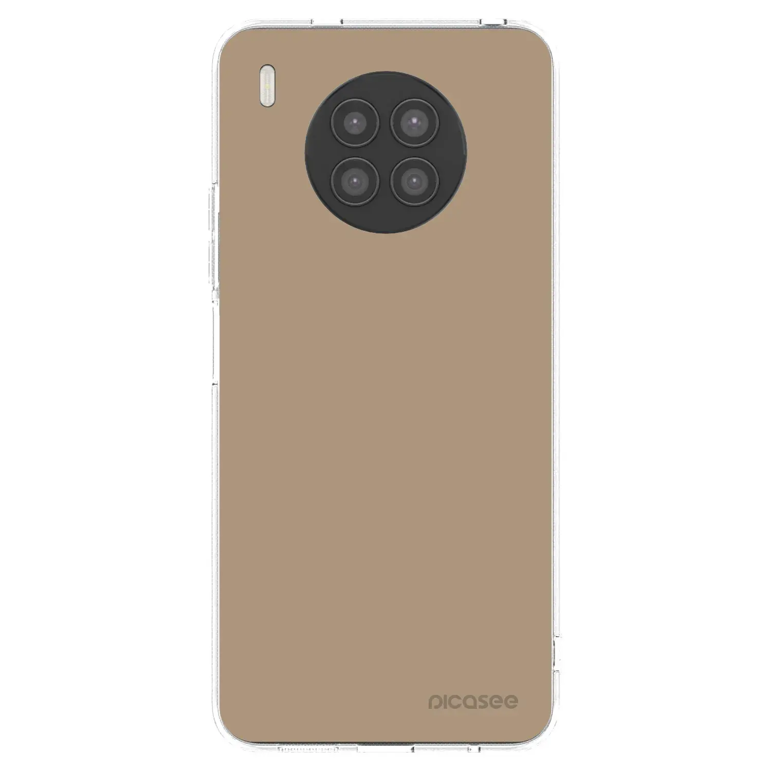 Silikonový průhledný obal pro Huawei Nova 8i - Soft Sand