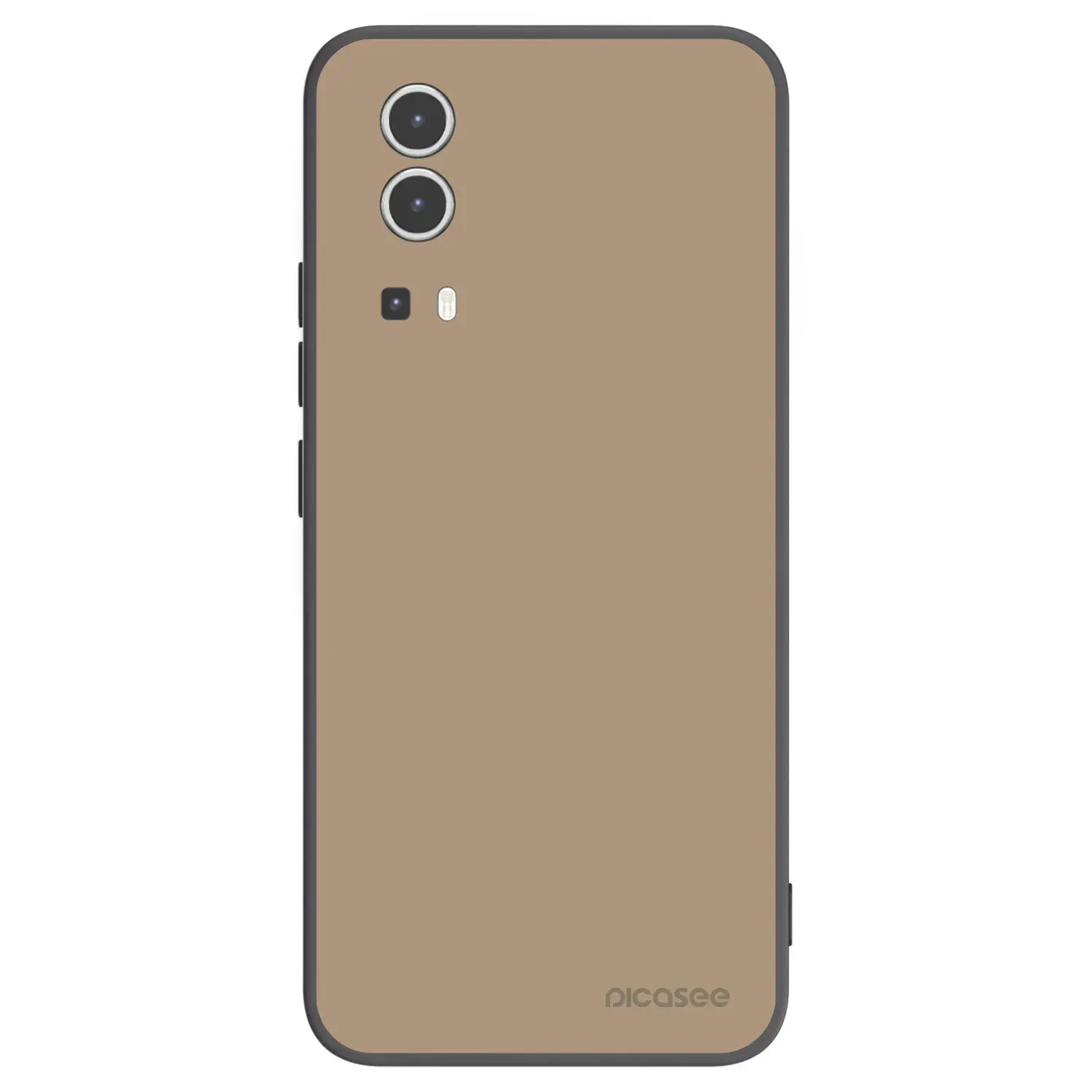 Silikonový černý obal pro Vivo Y72 5G - Soft Sand