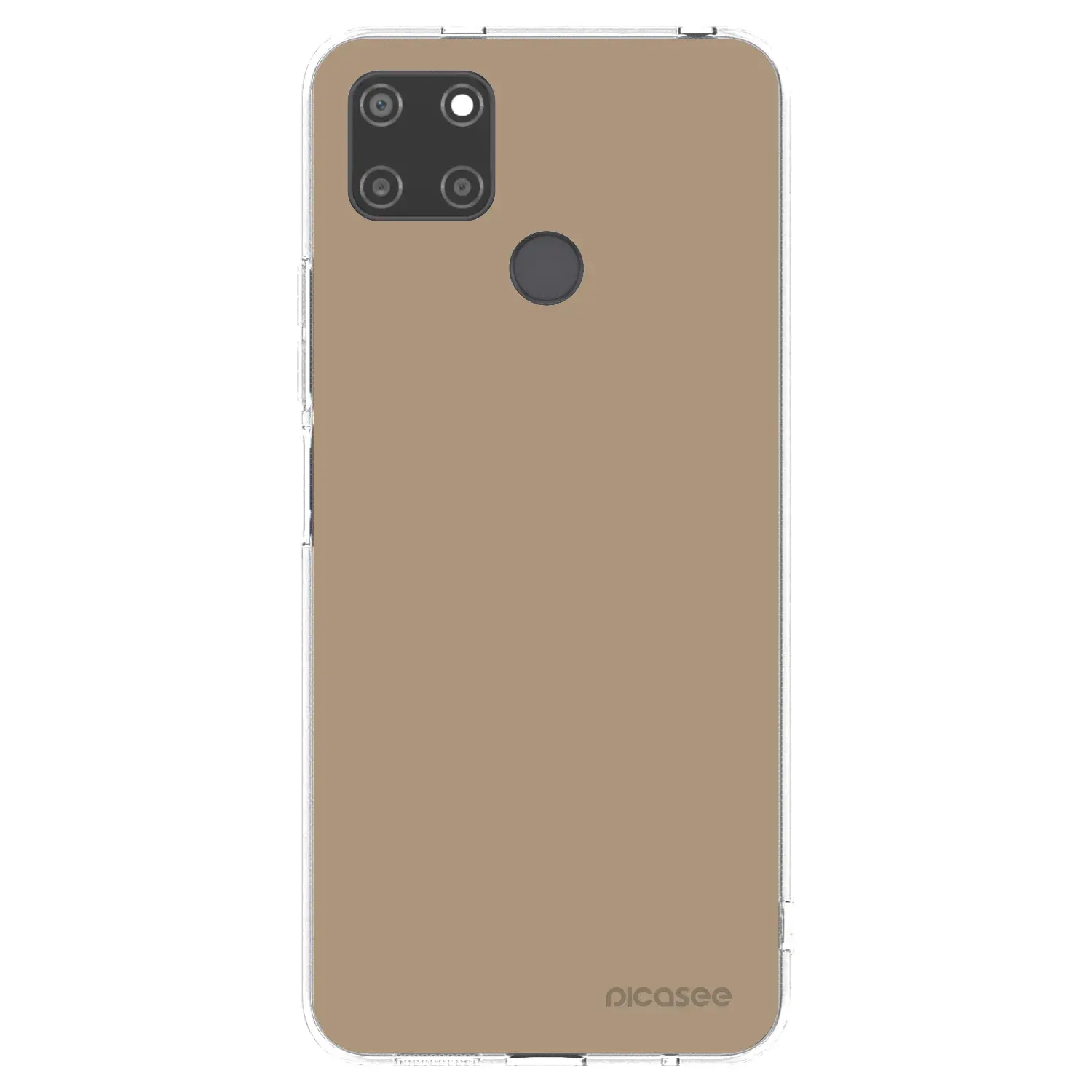 Silikonový průhledný obal pro Realme C21Y - Soft Sand