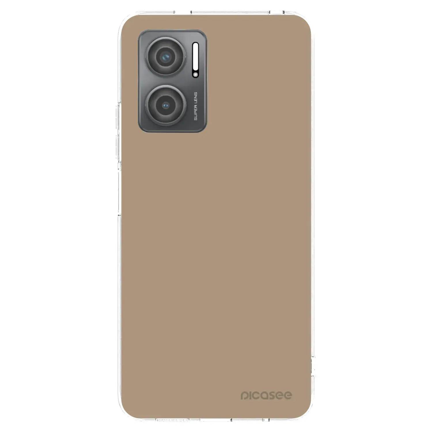 Silikonový průhledný obal pro Xiaomi Redmi 10 5G - Soft Sand