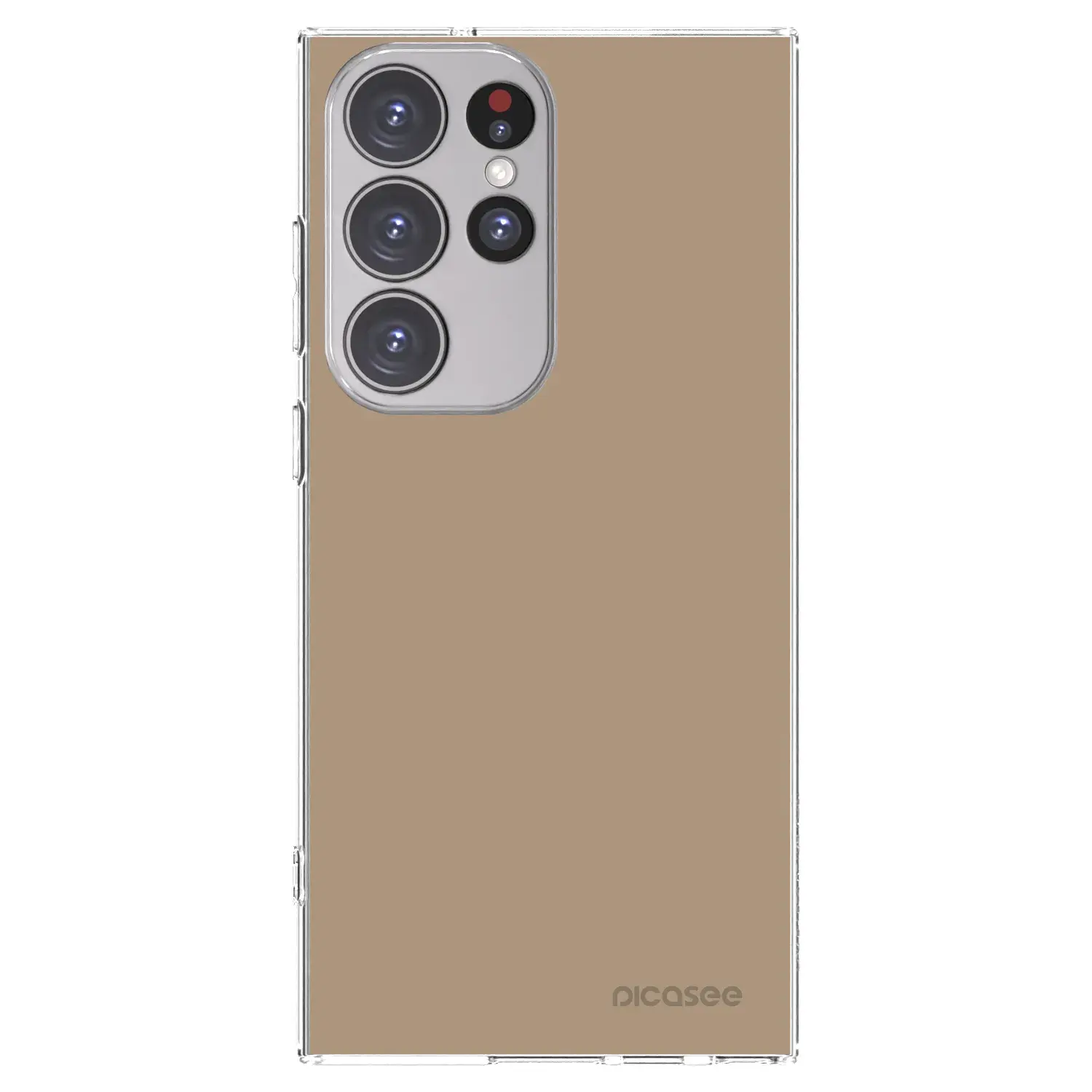 Silikonový průhledný obal pro Samsung Galaxy S23 Ultra 5G - Soft Sand