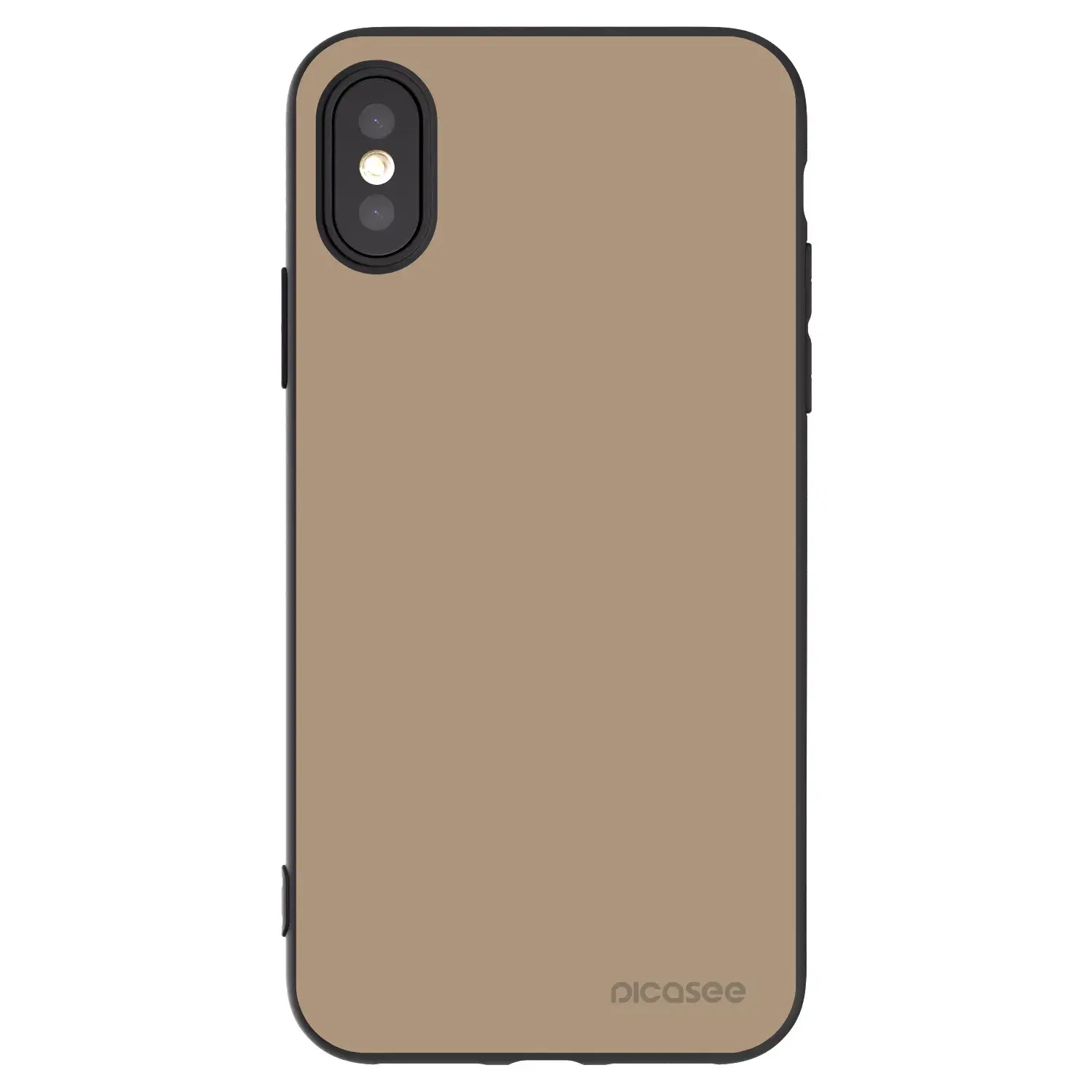 Silikonový černý obal pro Apple iPhone X/XS - Soft Sand