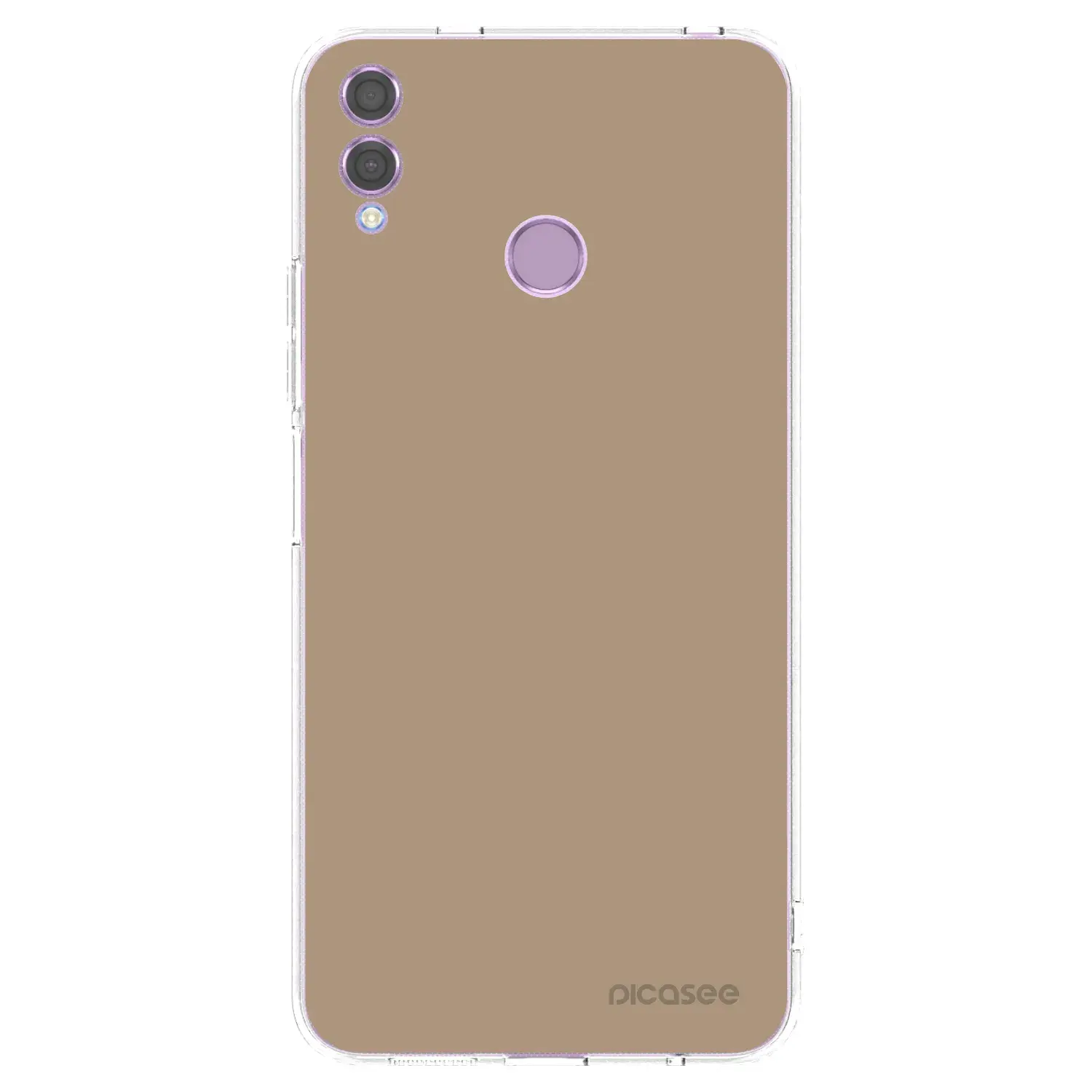 Silikonový průhledný obal pro Honor 8X - Soft Sand