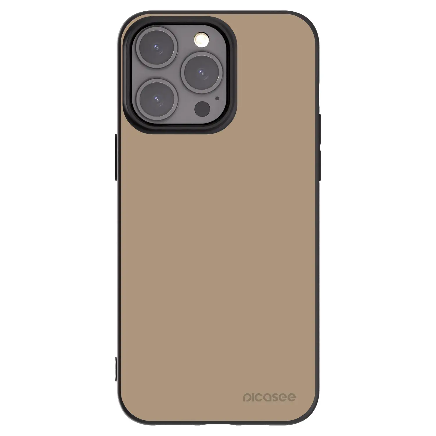 Silikonový černý obal pro Apple iPhone 15 Pro Max - Soft Sand