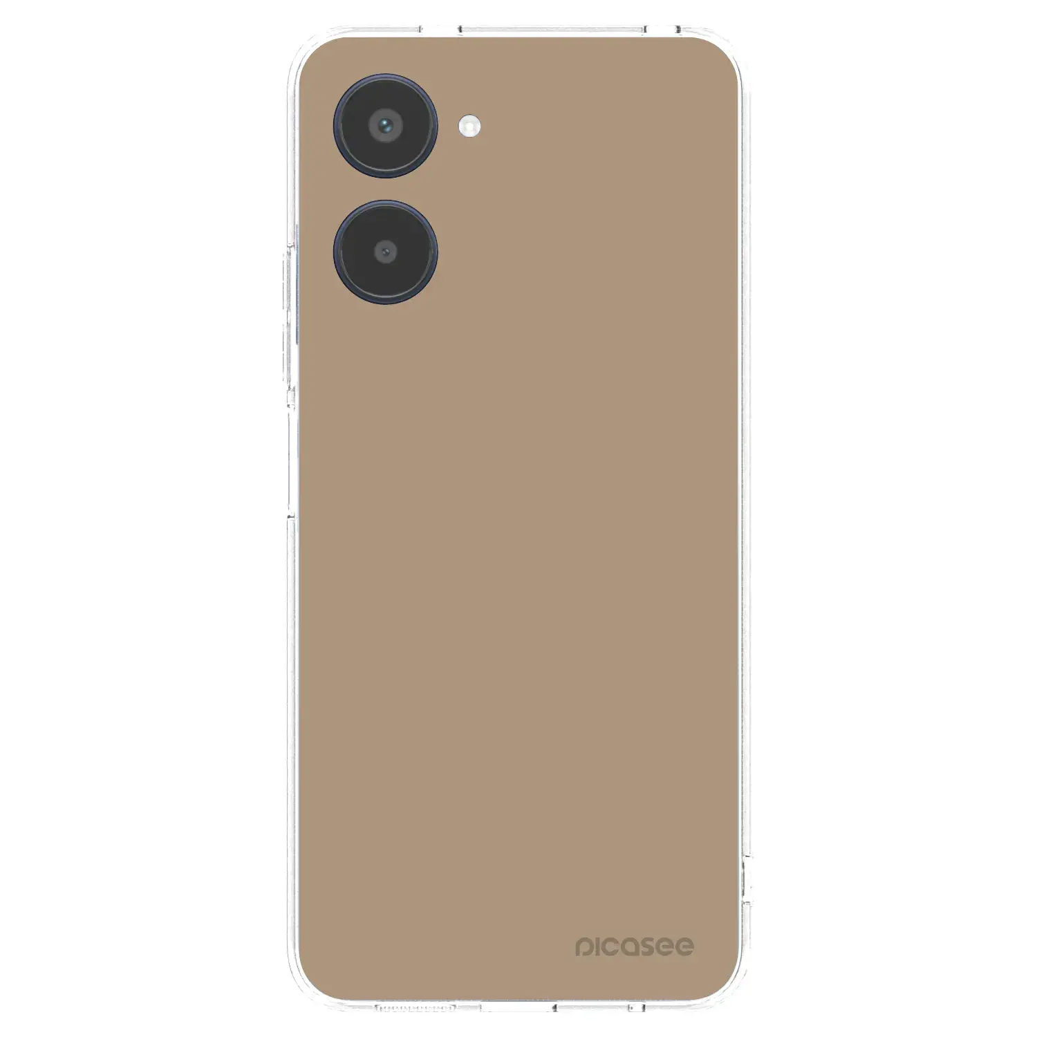 Silikonový průhledný obal pro Realme 10 4G - Soft Sand