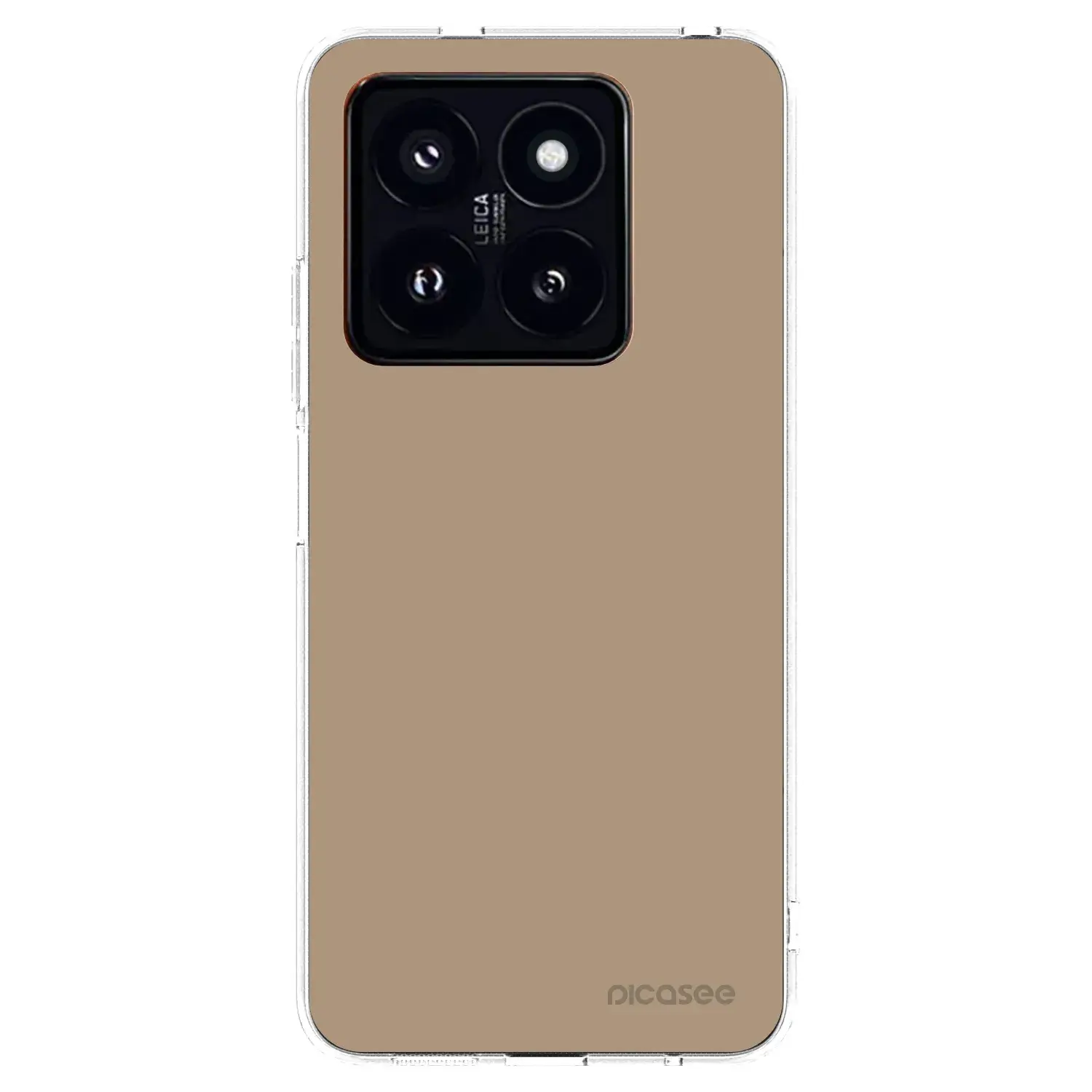 Silikonový průhledný obal pro Xiaomi 14 Pro - Soft Sand