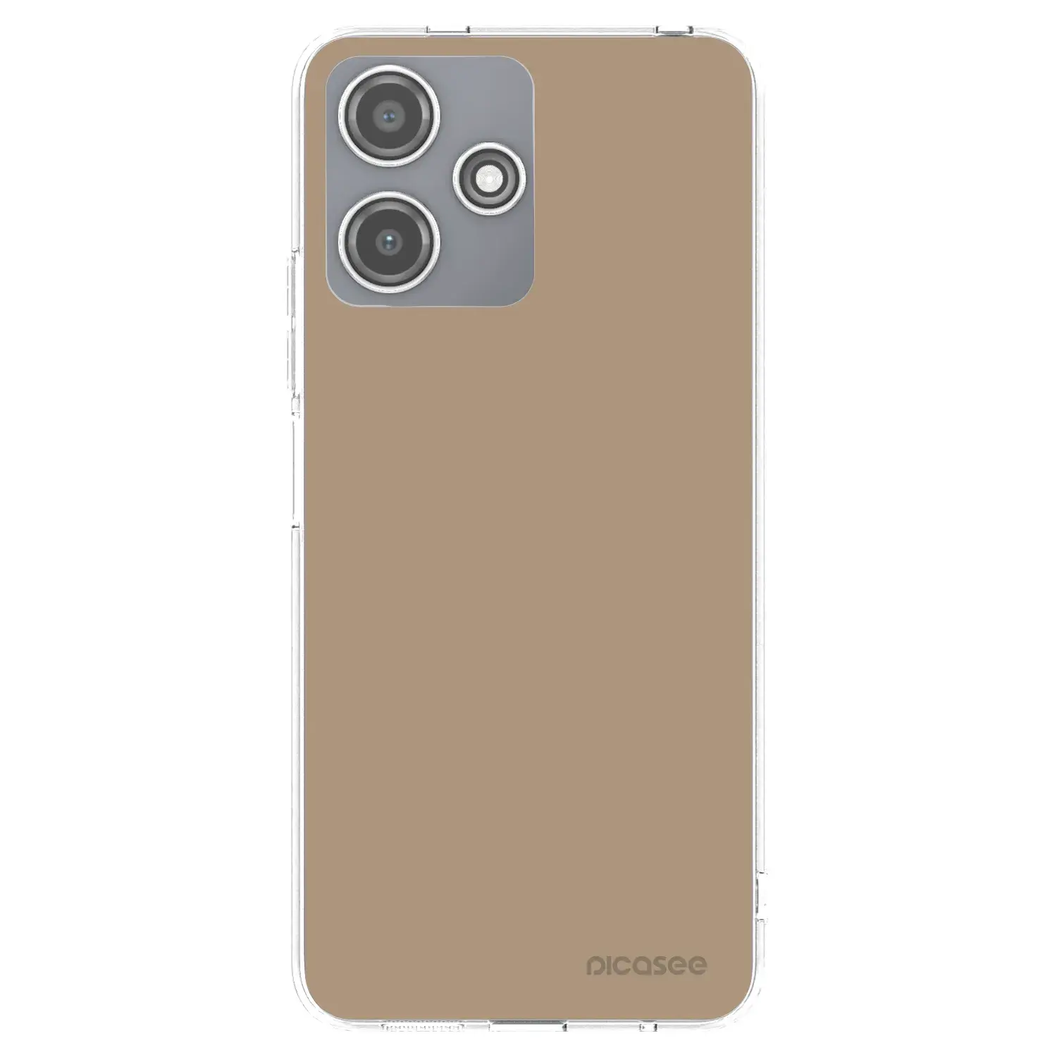 Silikonový průhledný obal pro Xiaomi Redmi 12 5G - Soft Sand