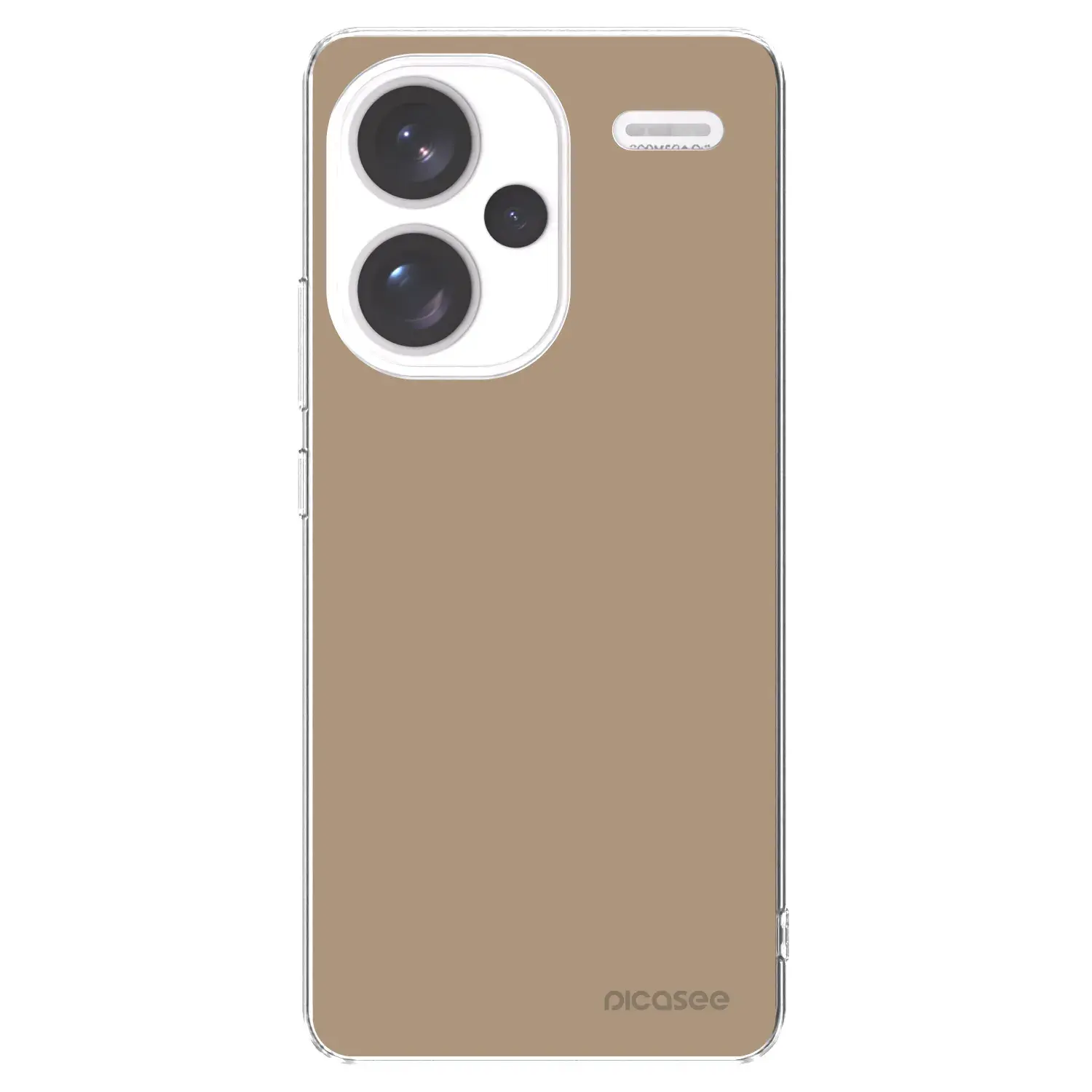 Silikonový průhledný obal pro Xiaomi Redmi Note 13 Pro+ 5G - Soft Sand