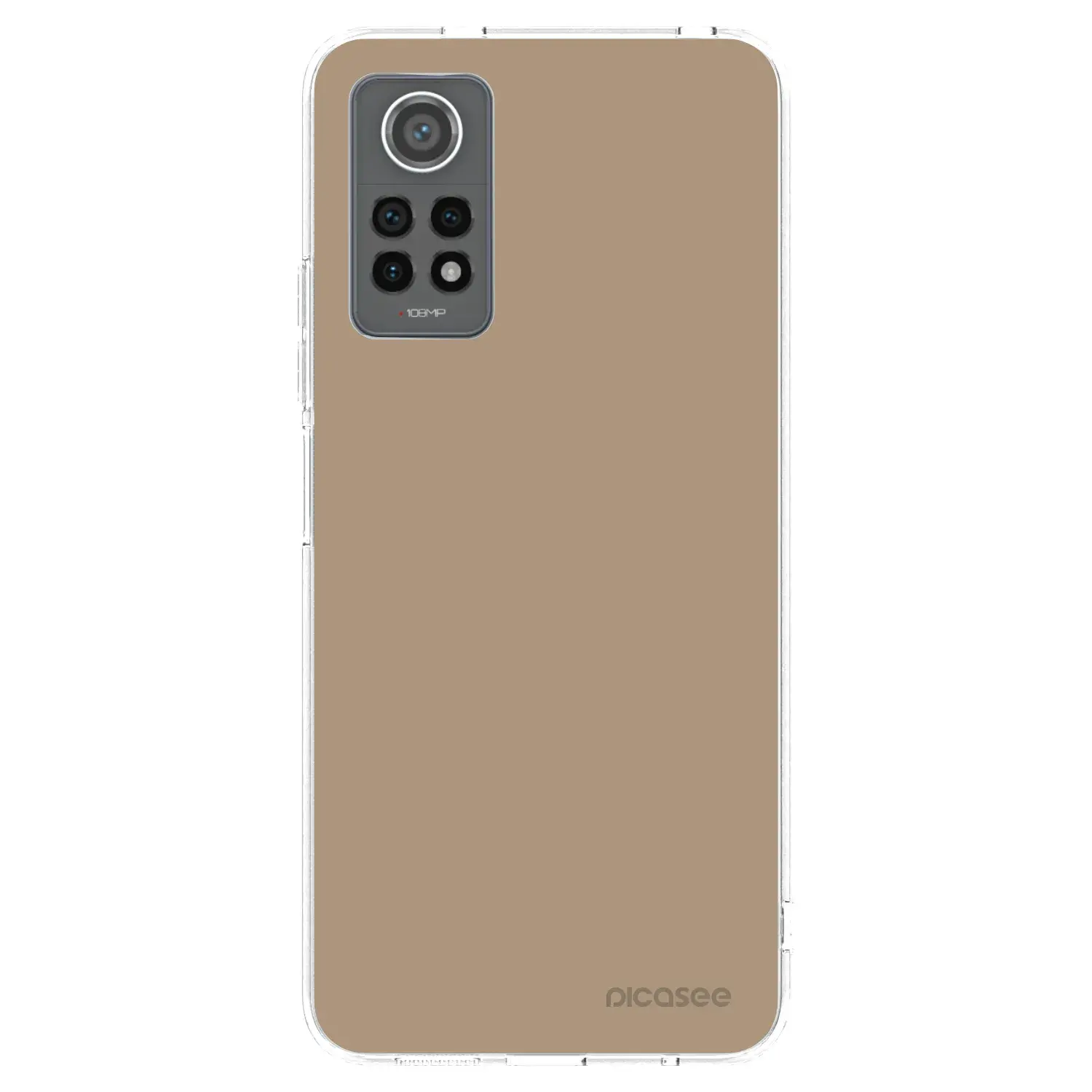 Silikonový průhledný obal pro Xiaomi Redmi Note 12 Pro 4G - Soft Sand