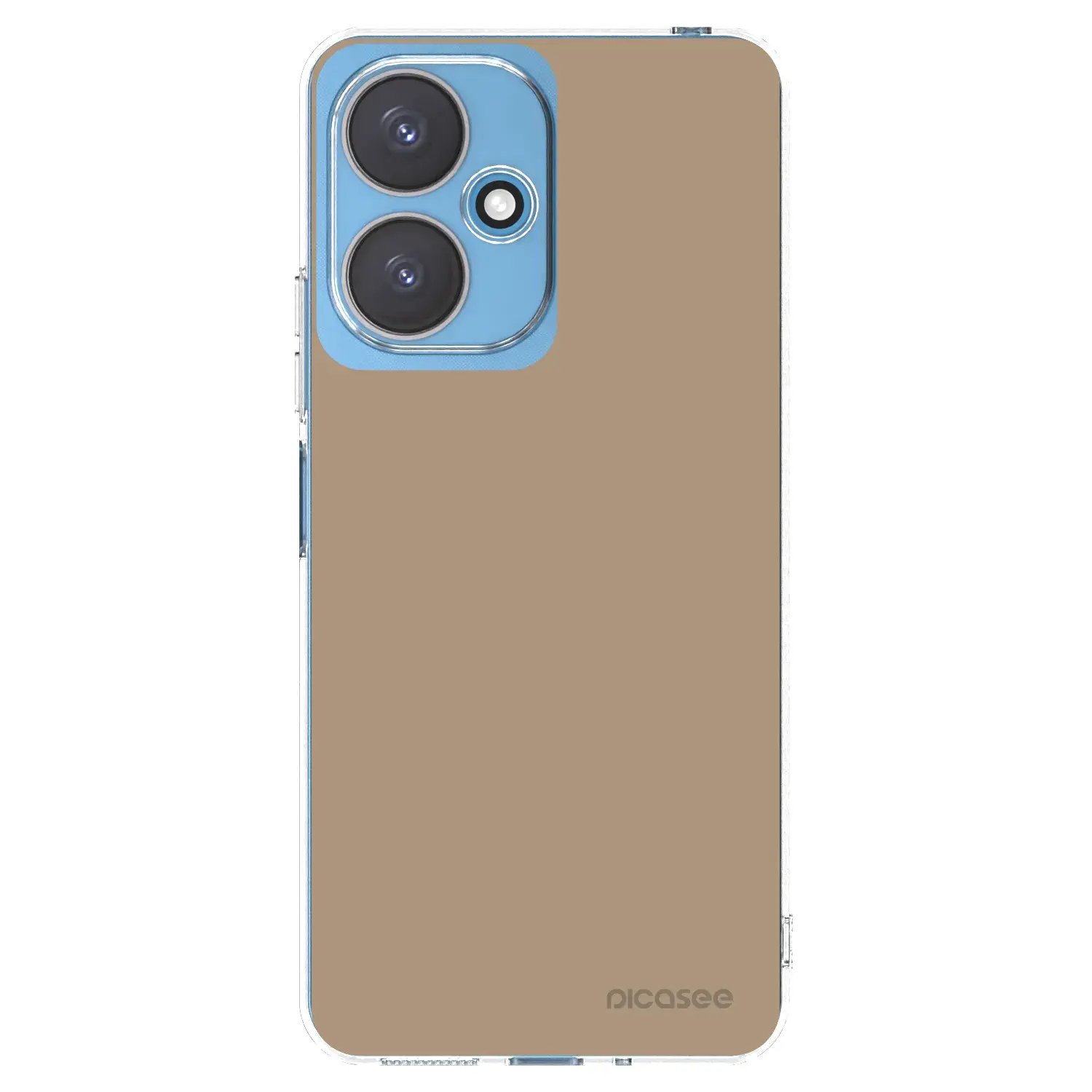 Silikonový průhledný obal pro Xiaomi Redmi 13C 5G - Soft Sand