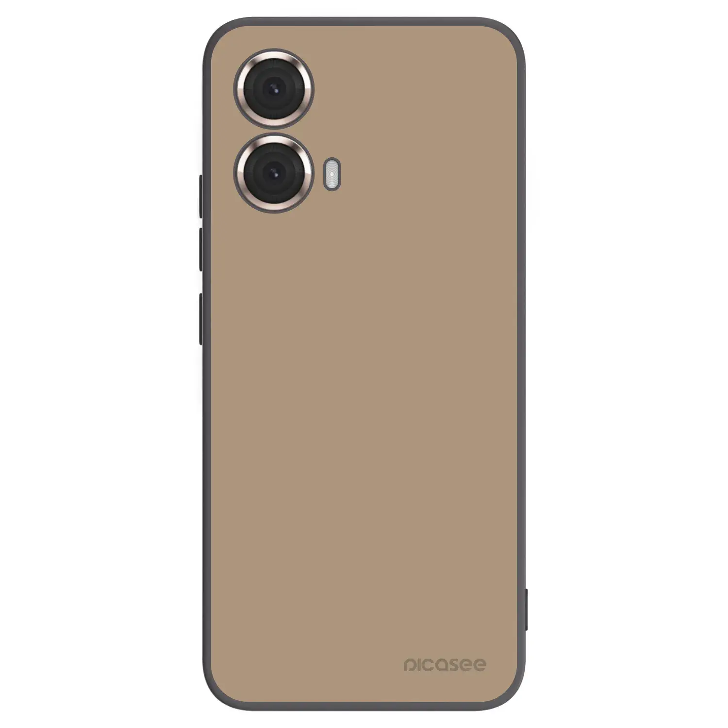 Silikonový černý obal pro Motorola Moto G85 - Soft Sand
