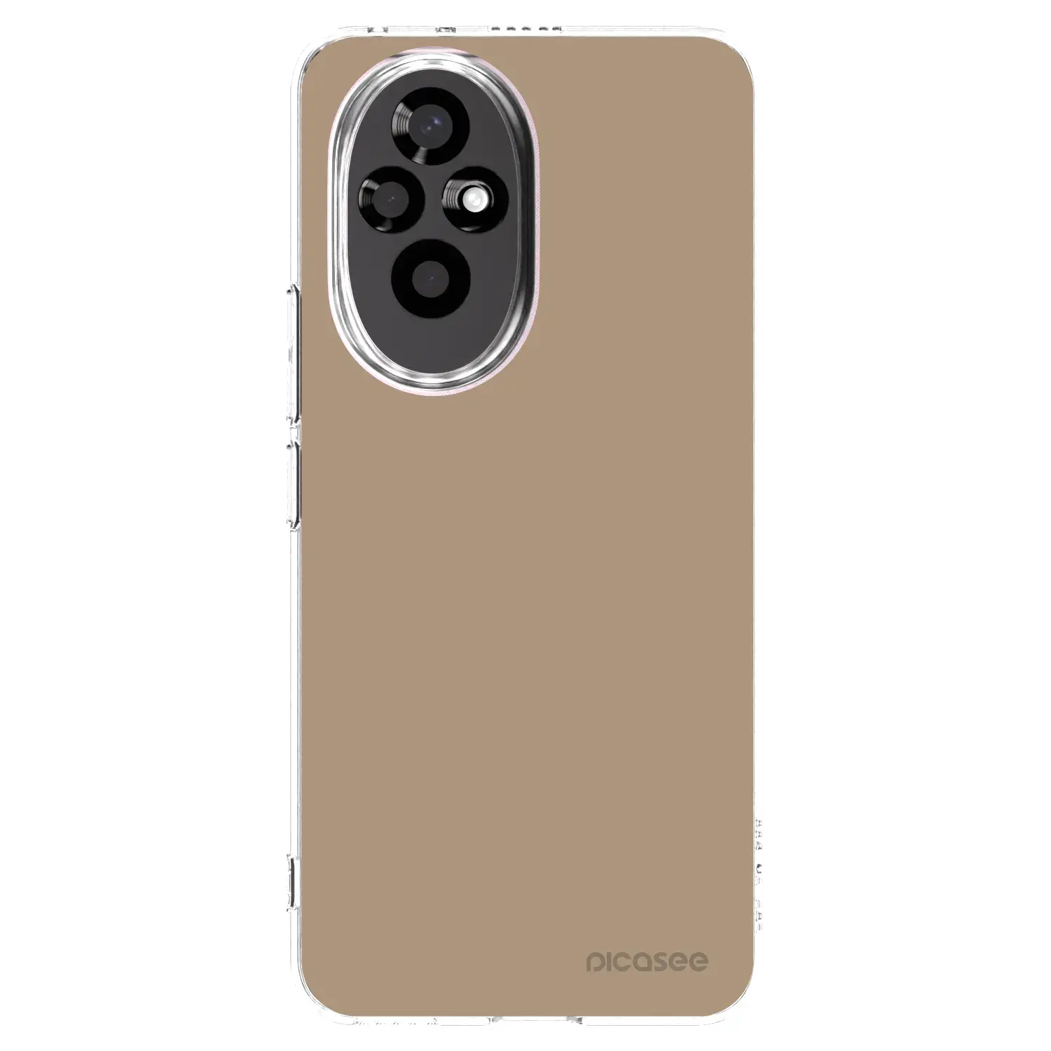Silikonový průhledný obal pro Honor 200 Pro 5G - Soft Sand