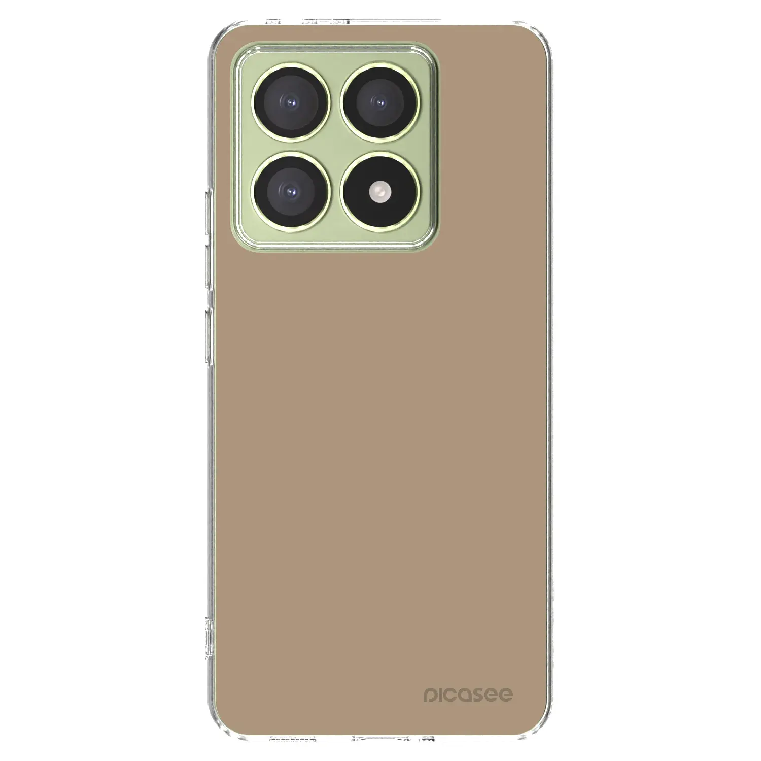 Silikonový průhledný obal pro Xiaomi 14T - Soft Sand