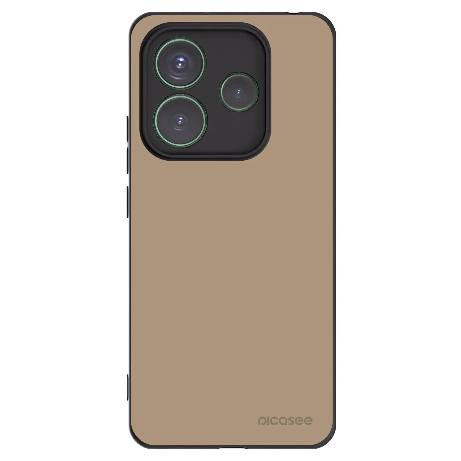Silikonový černý obal pro Xiaomi Redmi Note 14 5G - Soft Sand
