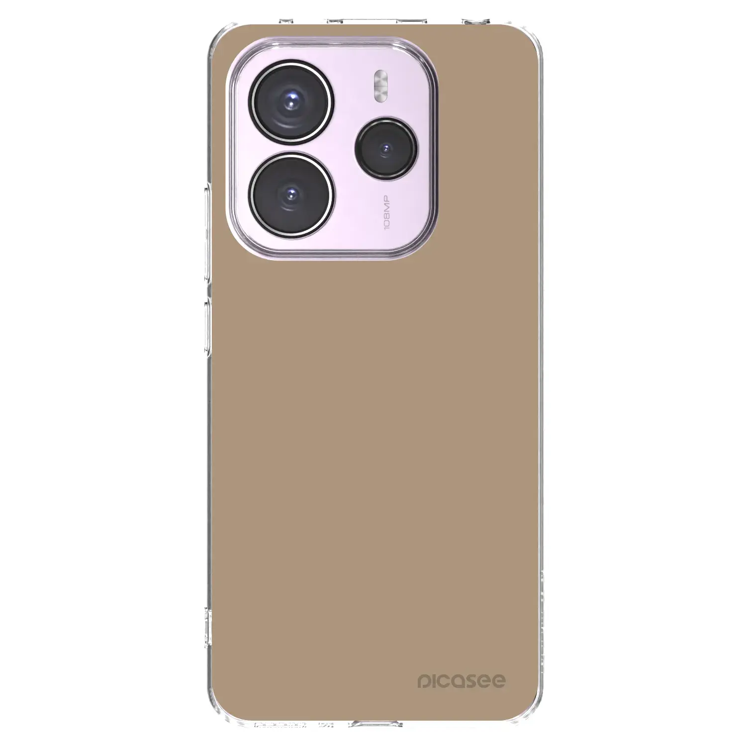 Silikonový průhledný obal pro Xiaomi Redmi Note 14 5G - Soft Sand