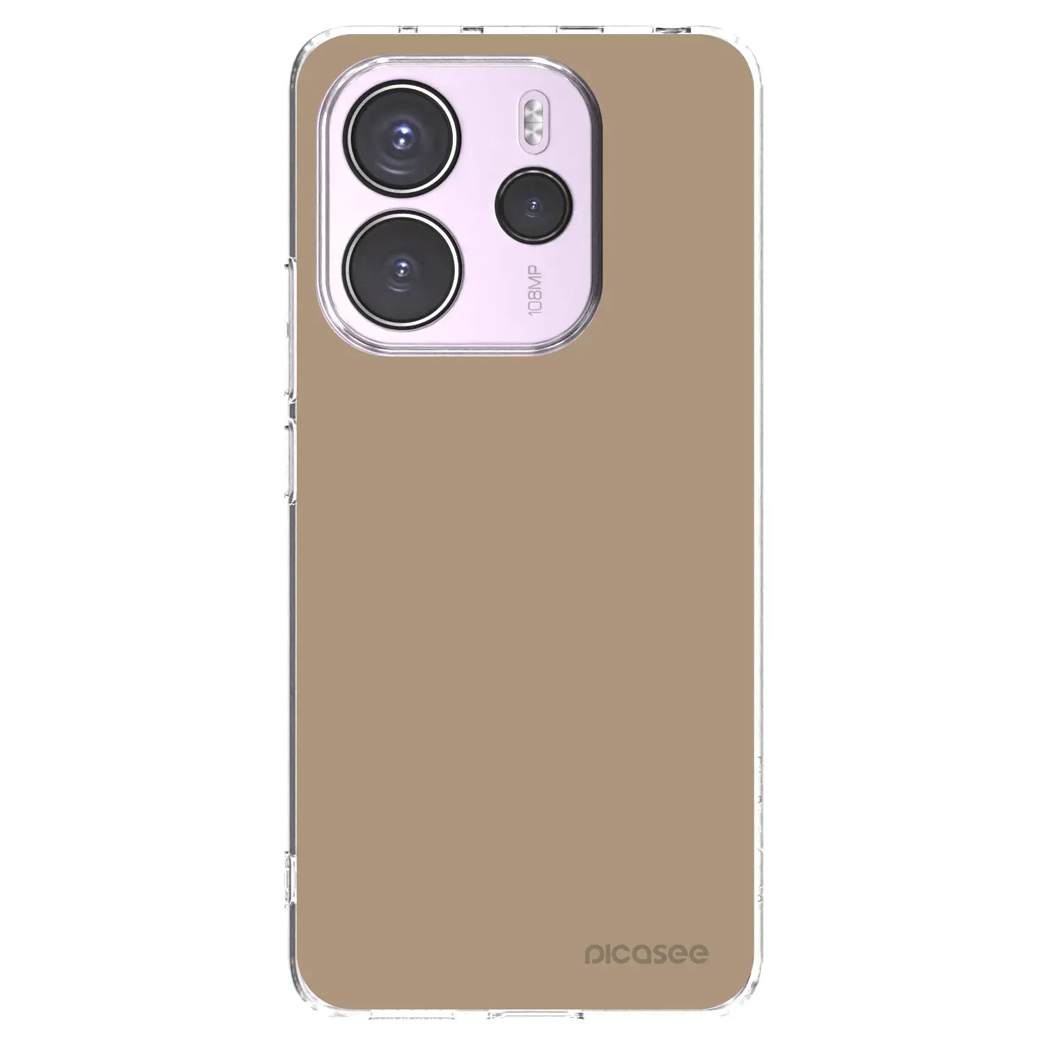 Silikonový průhledný obal pro Xiaomi Redmi Note 14 4G - Soft Sand