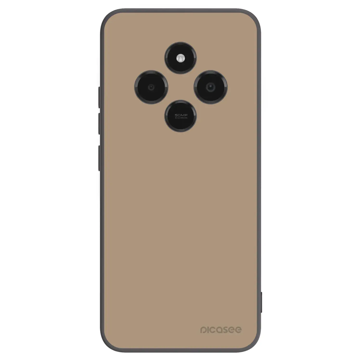 Silikonový černý obal pro Xiaomi Poco C75 - Soft Sand